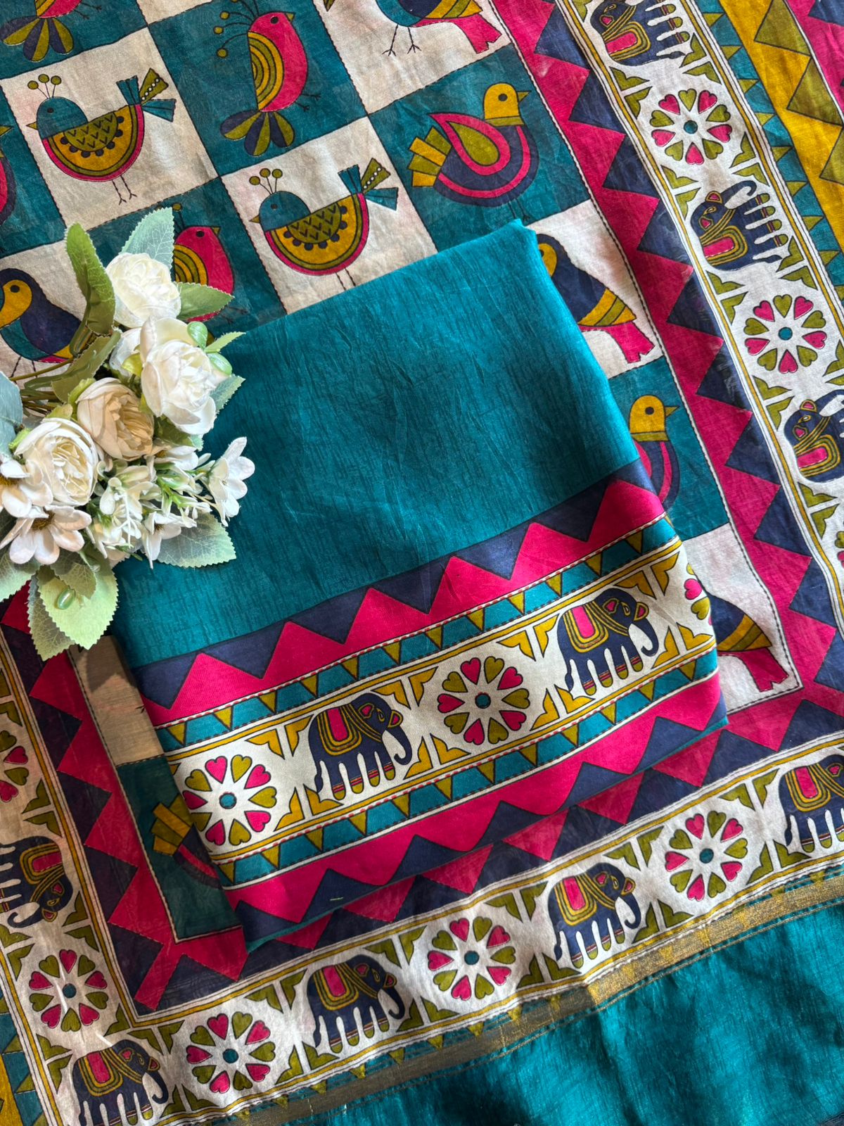 Maheshwari silk Suit