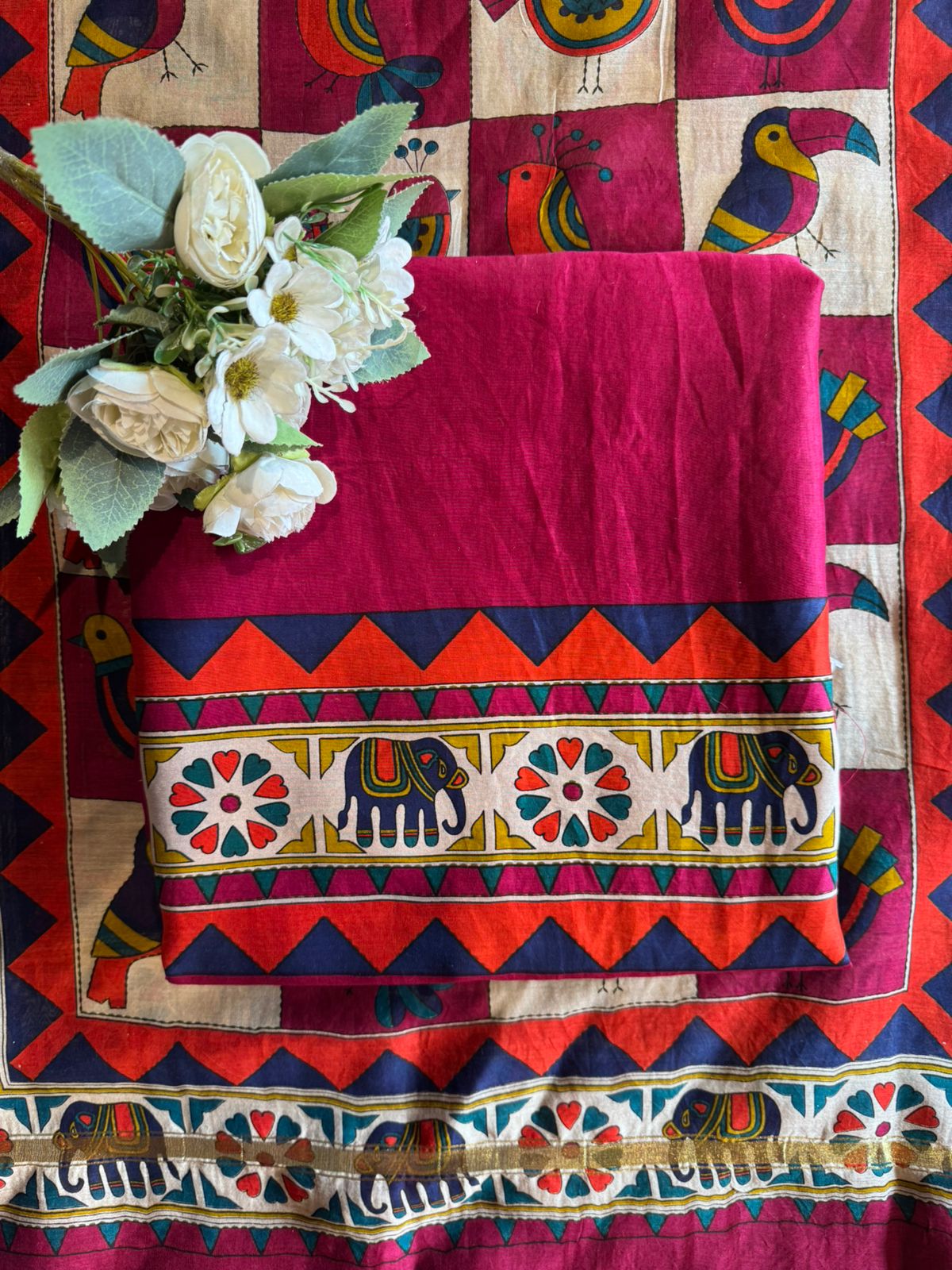 Maheshwari silk Suit