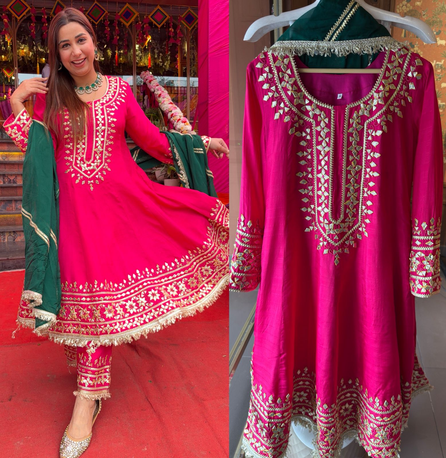 Traditional Anarkali suit