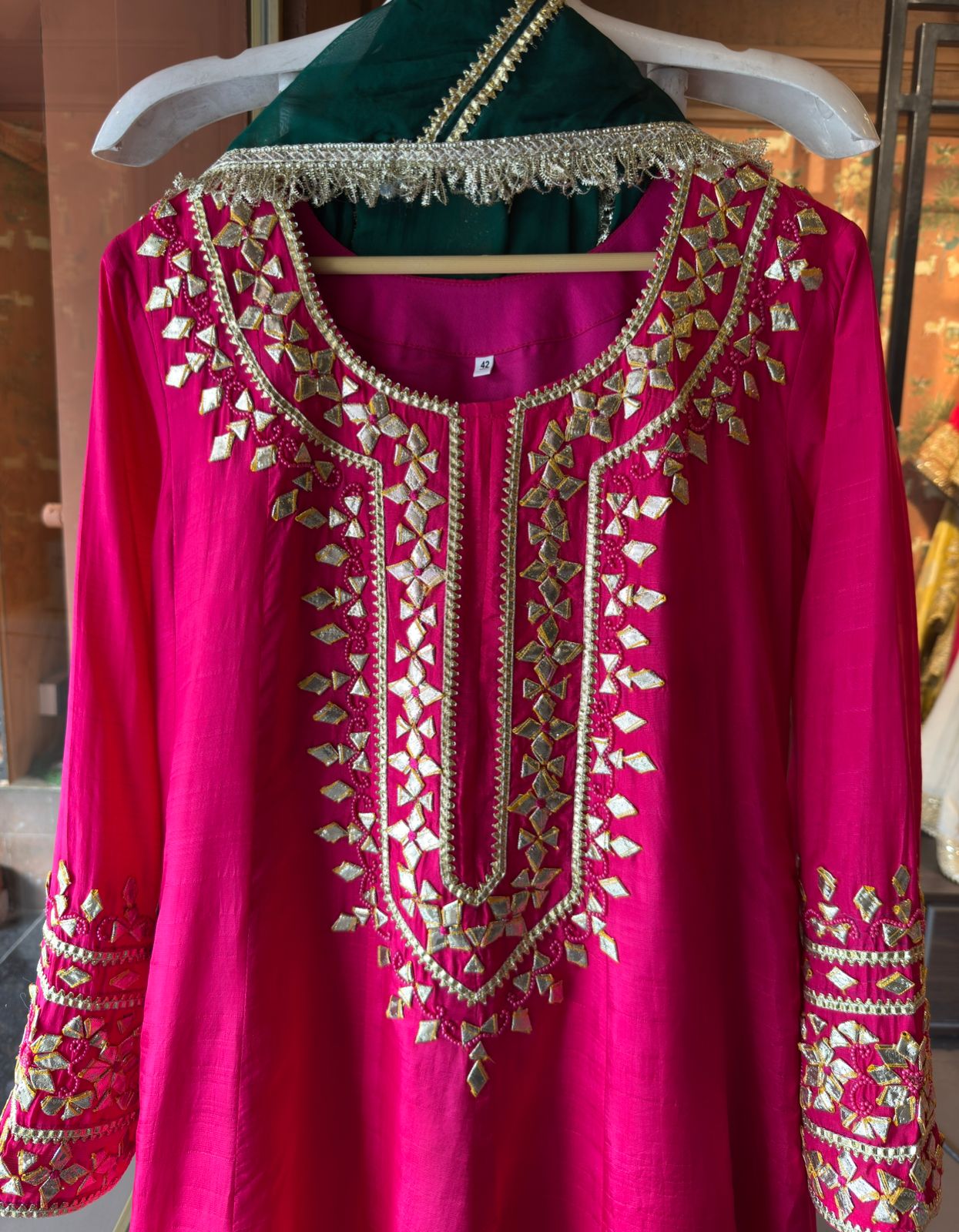 Traditional Anarkali suit