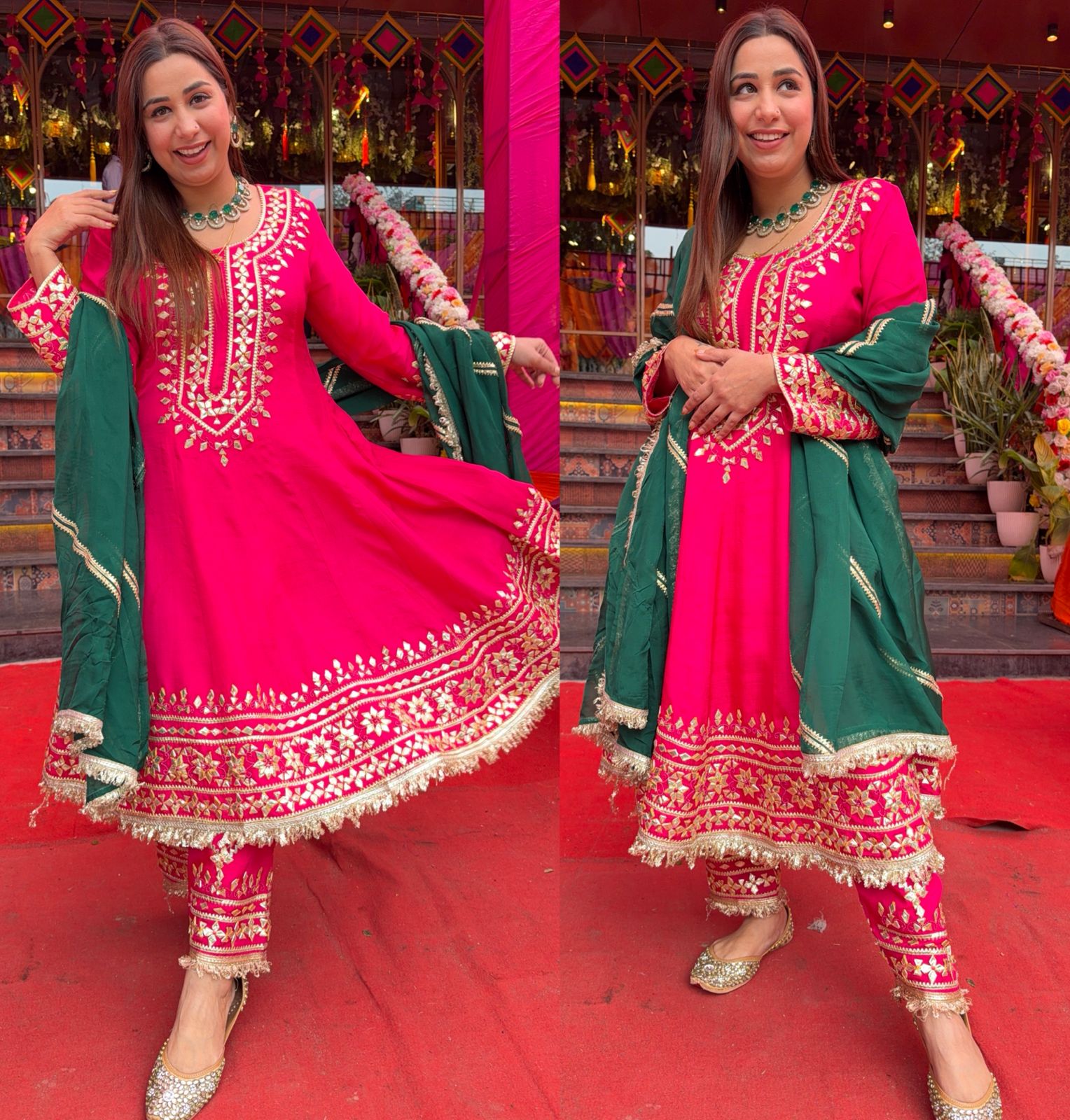 Traditional Anarkali suit