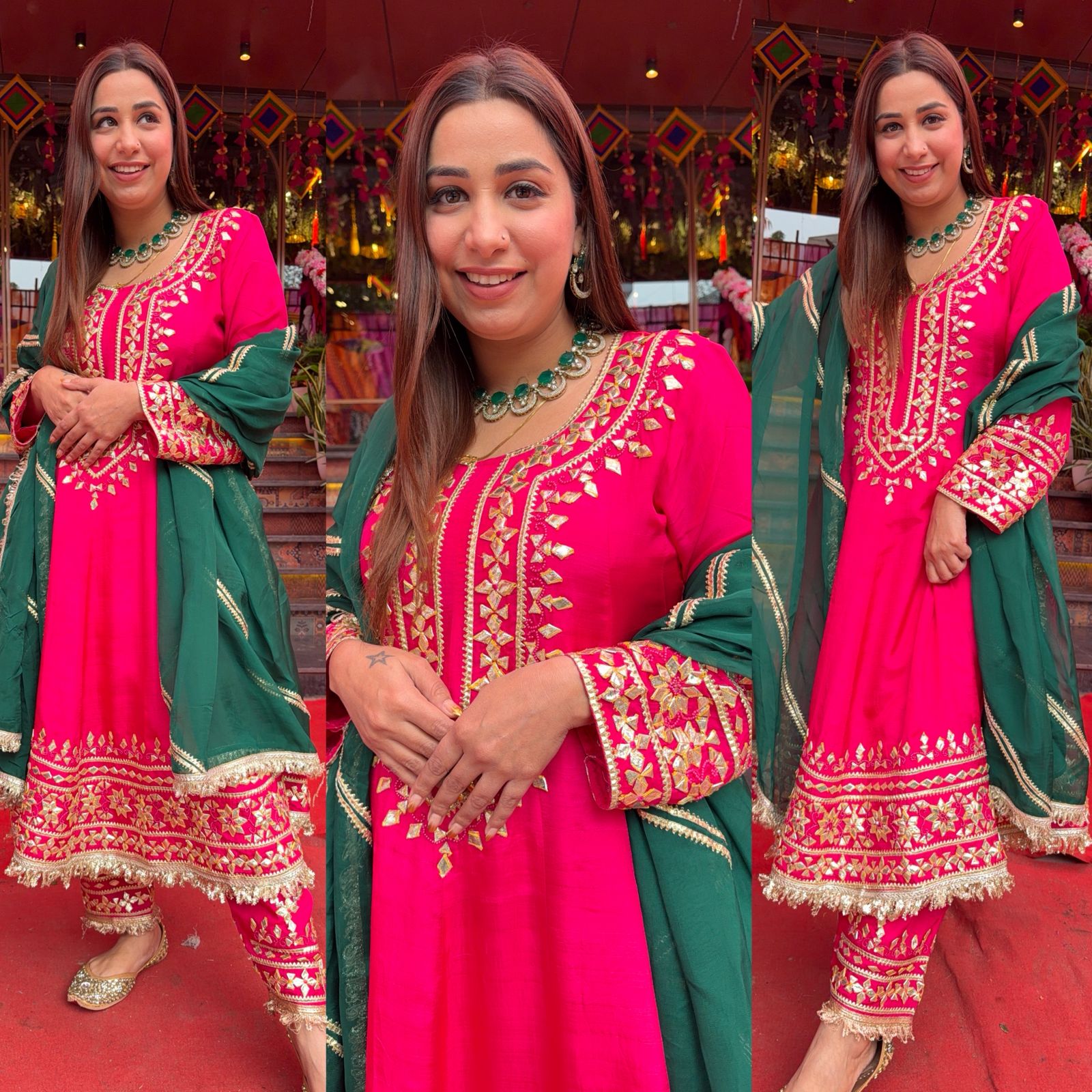 Traditional Anarkali suit