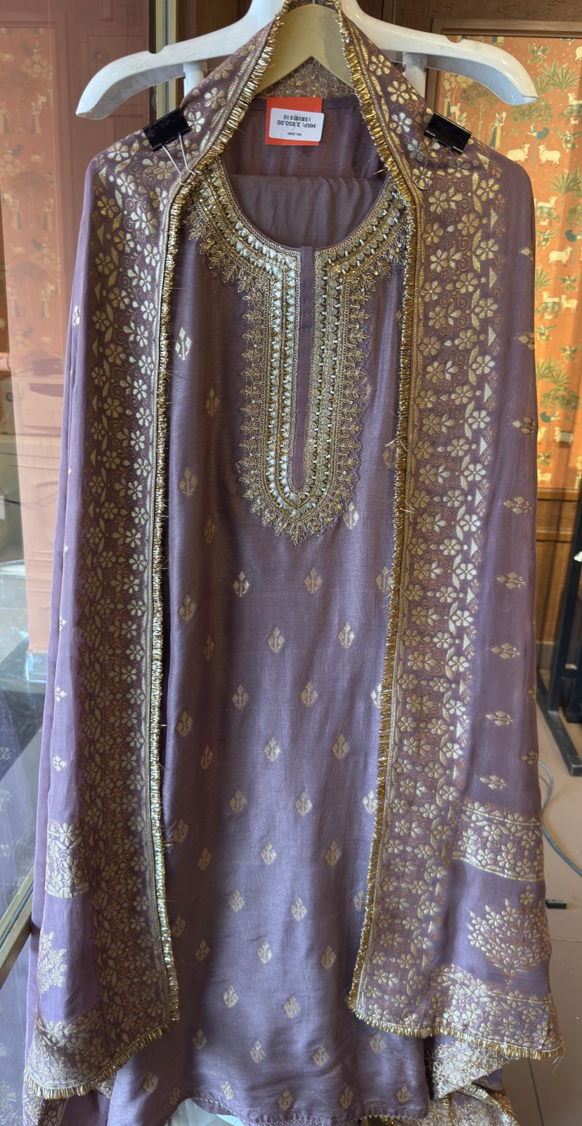 Pure Silk Unstitched Kurta