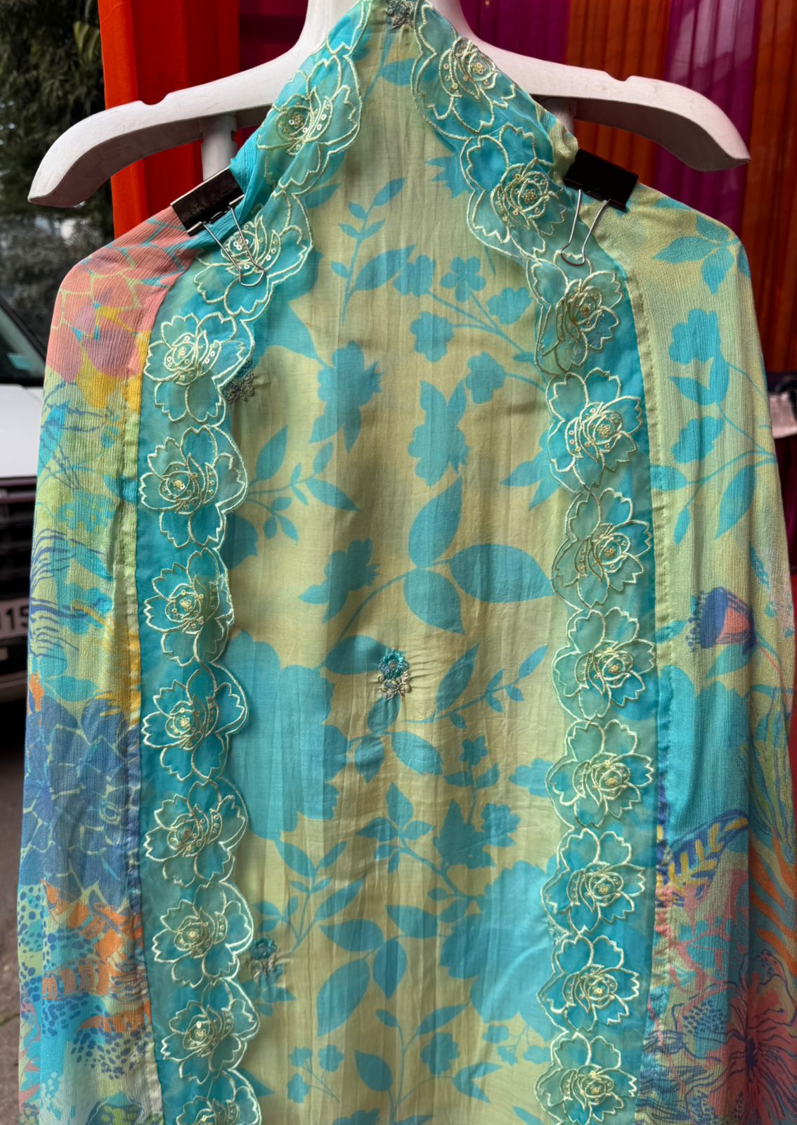 Pure Muslin Unstitched Suit