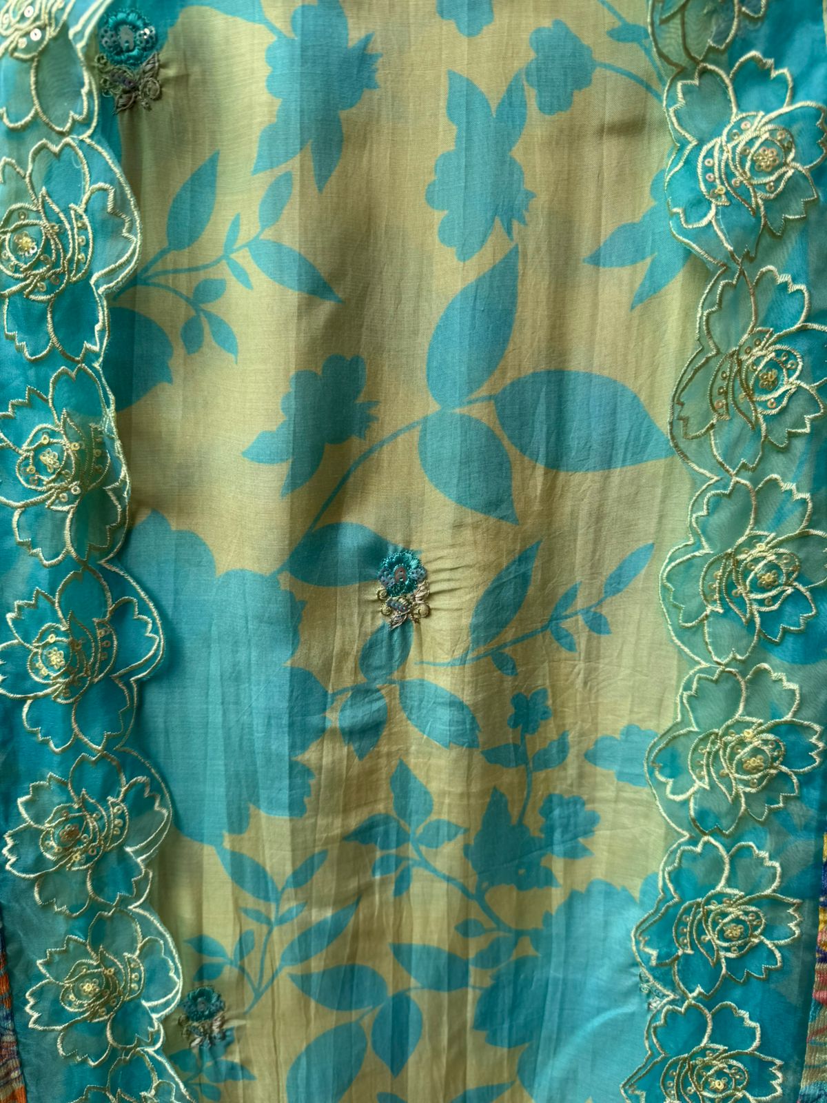 Pure Muslin Unstitched Suit