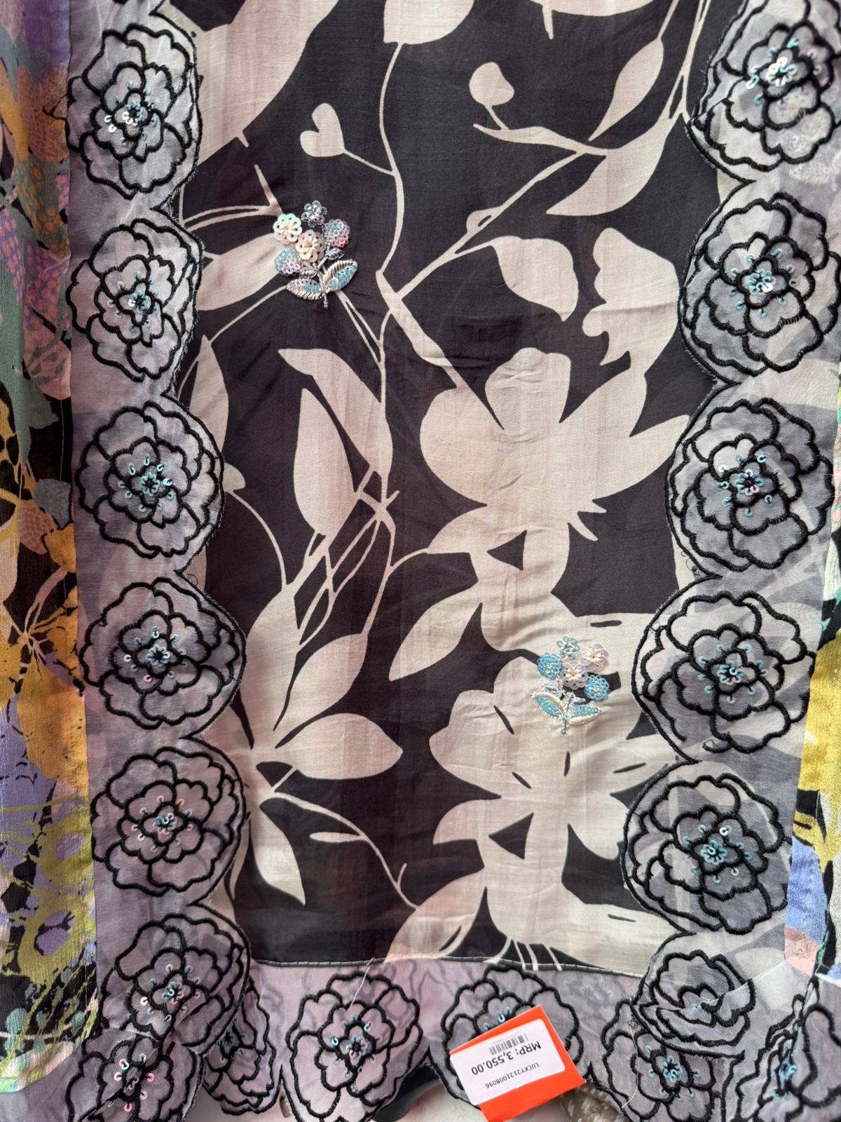 Pure Muslin Unstitched Suit