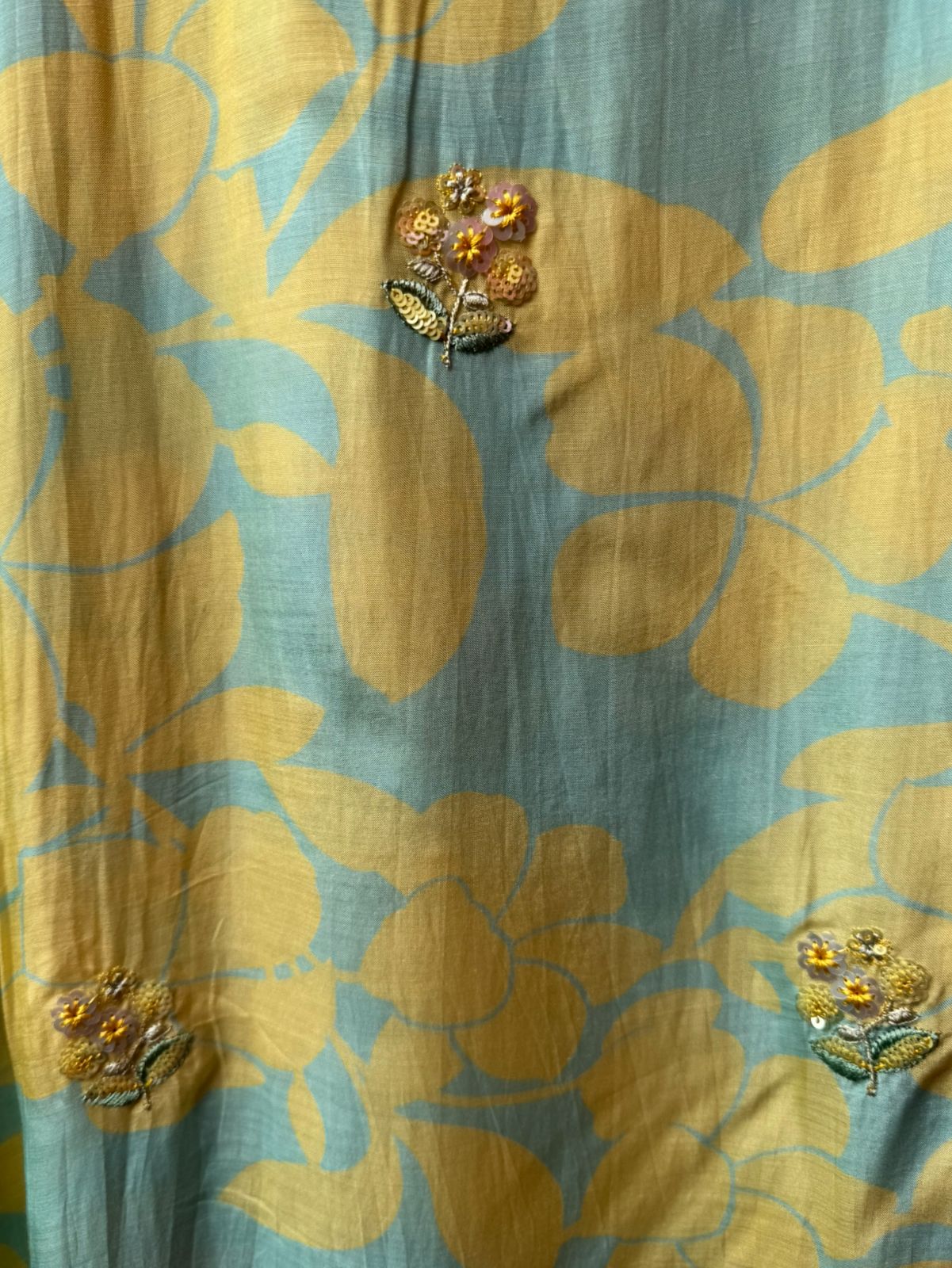 Pure Muslin Unstitched Suit