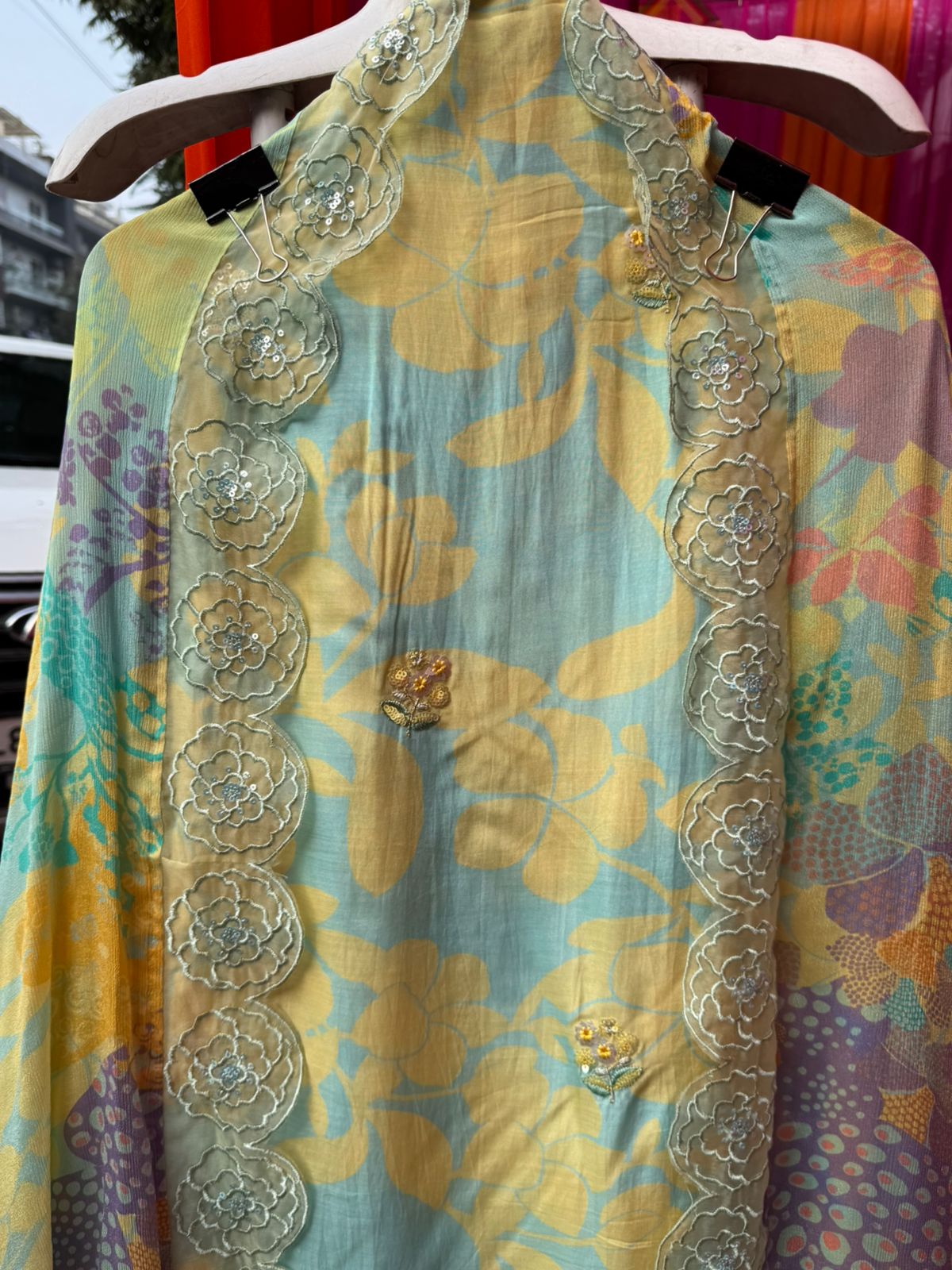 Pure Muslin Unstitched Suit