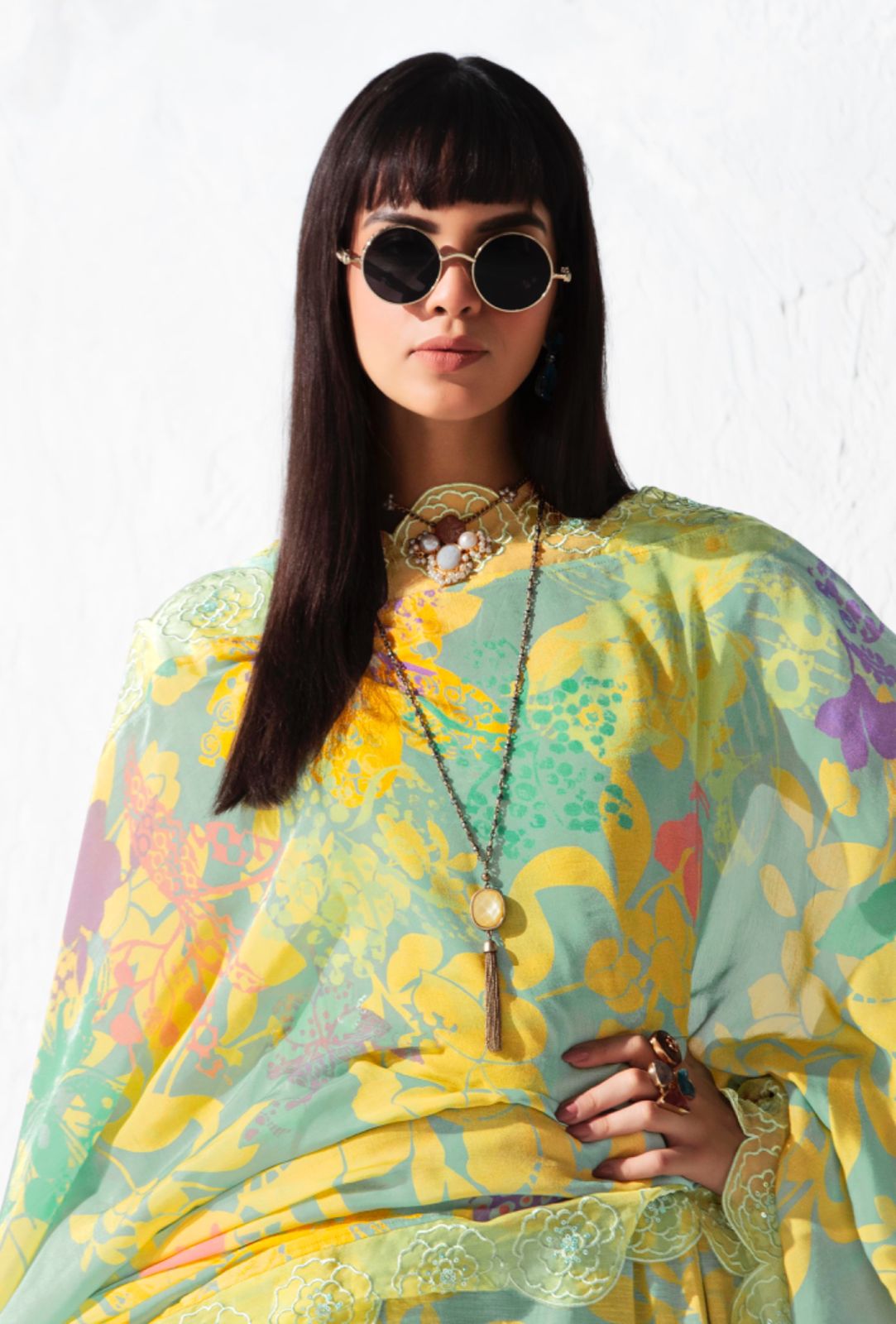 Pure Muslin Unstitched Suit