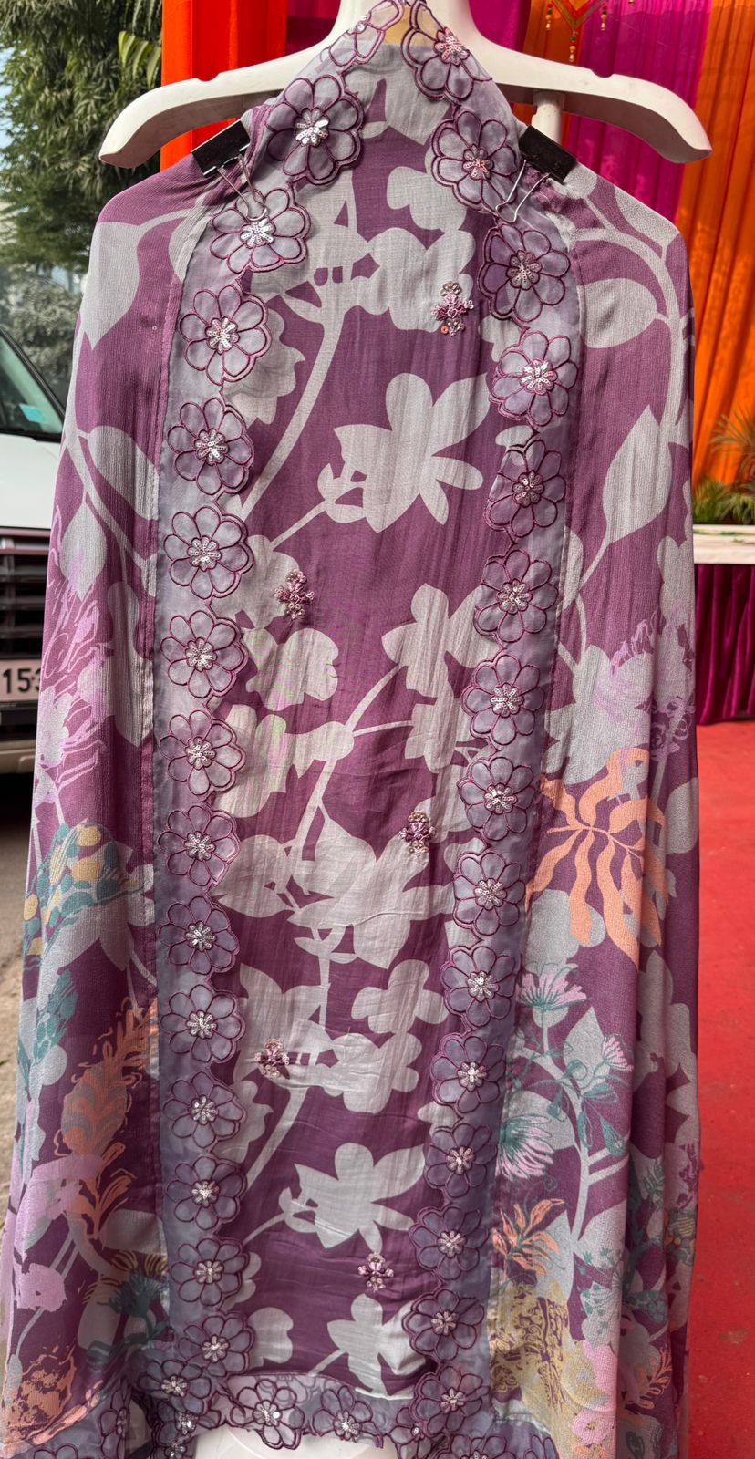 Pure Muslin Unstitched Suit