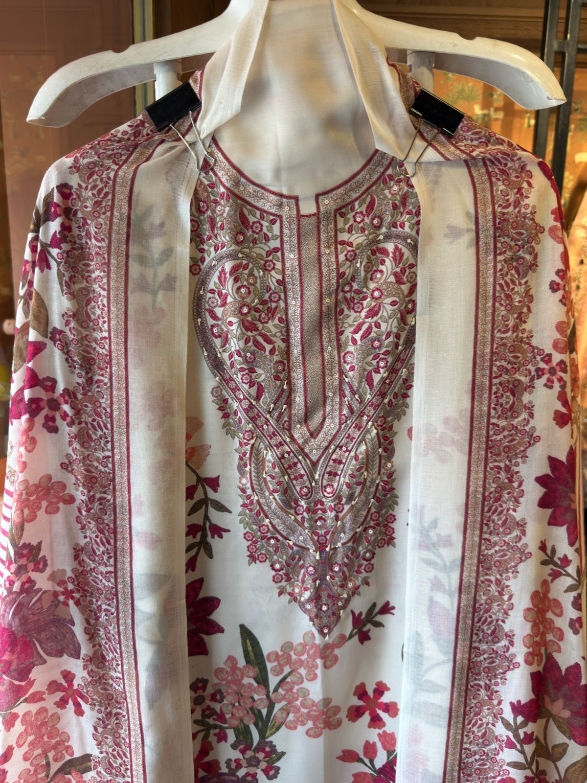 Modal satin digital printed shirt