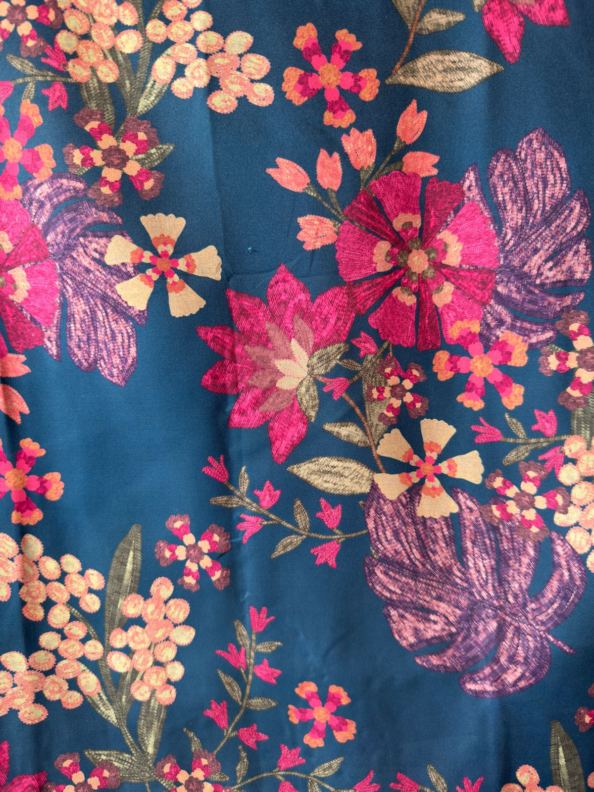 Modal satin digital printed shirt