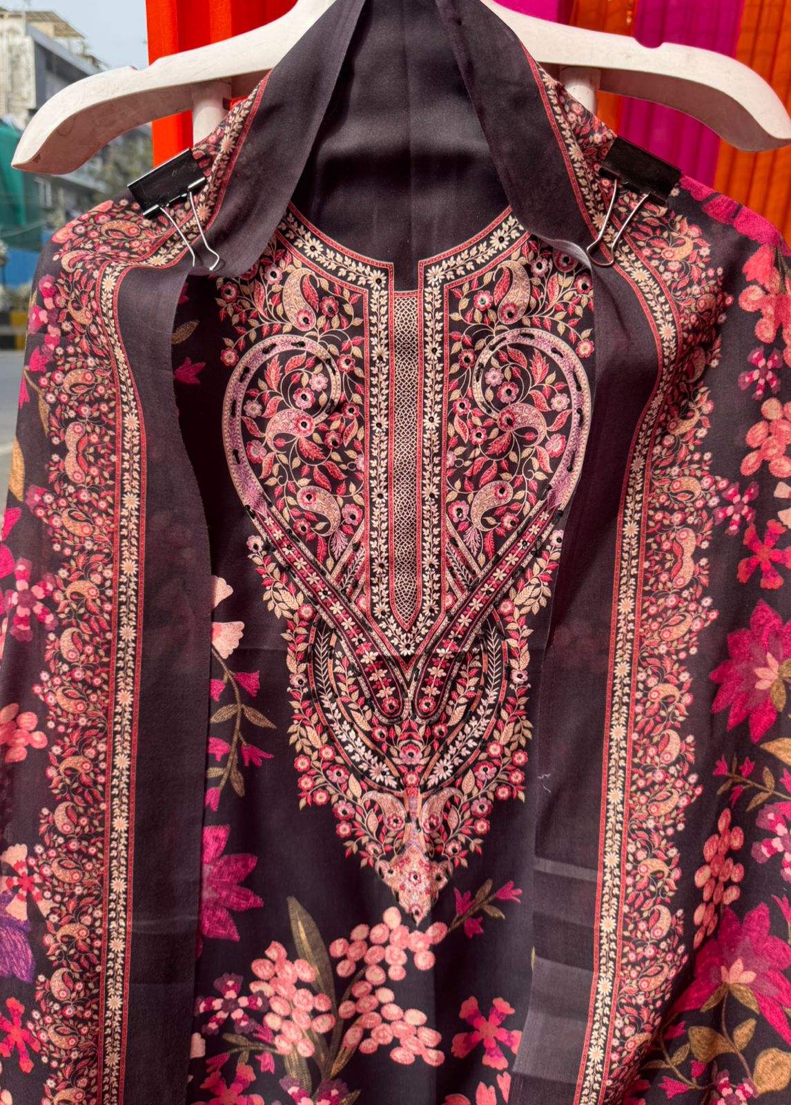 Modal satin digital printed shirt