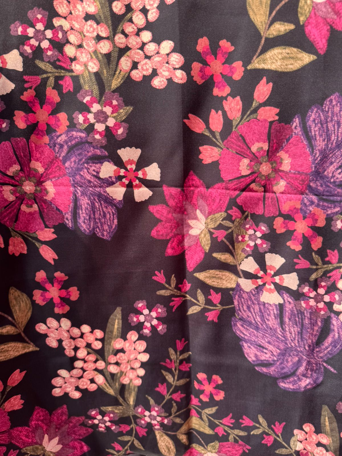 Modal satin digital printed shirt