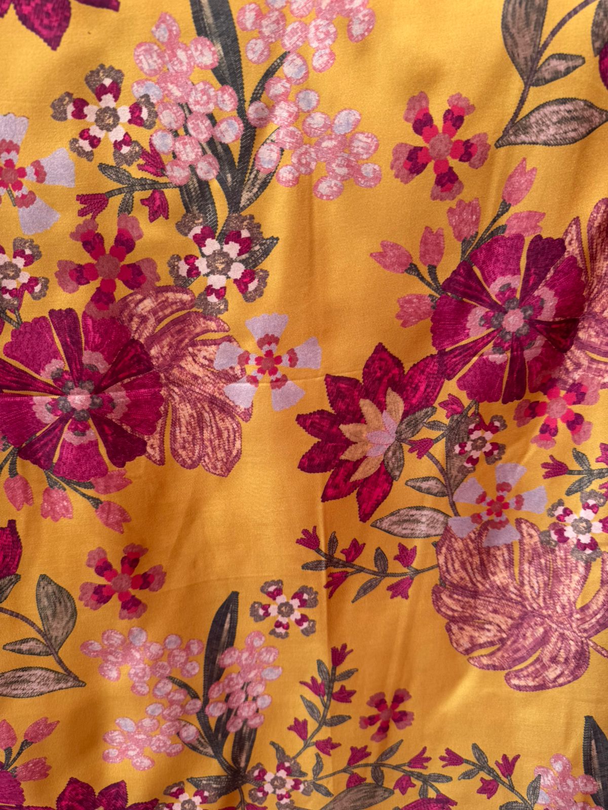 Modal satin digital printed shirt