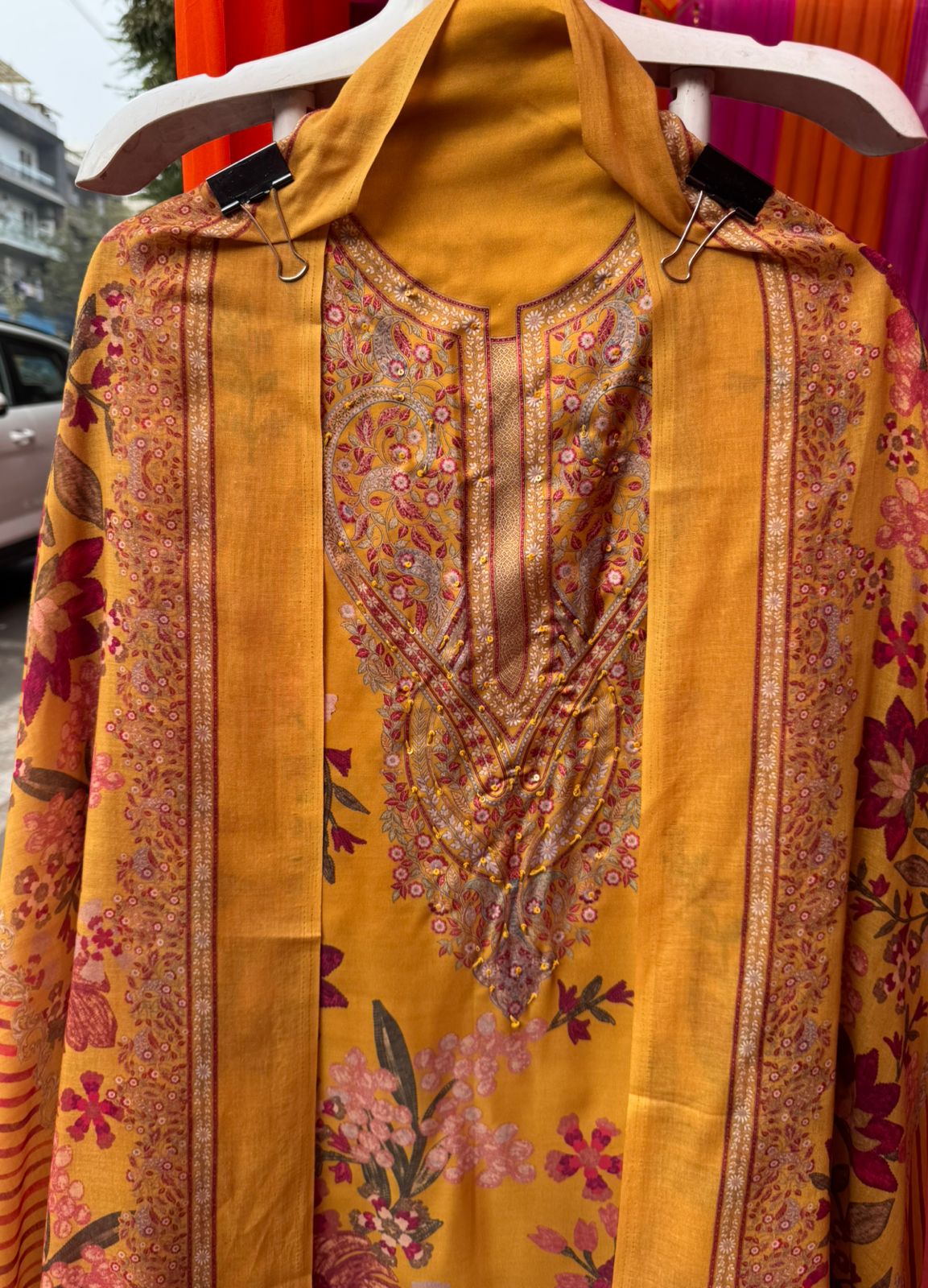 Modal satin digital printed shirt