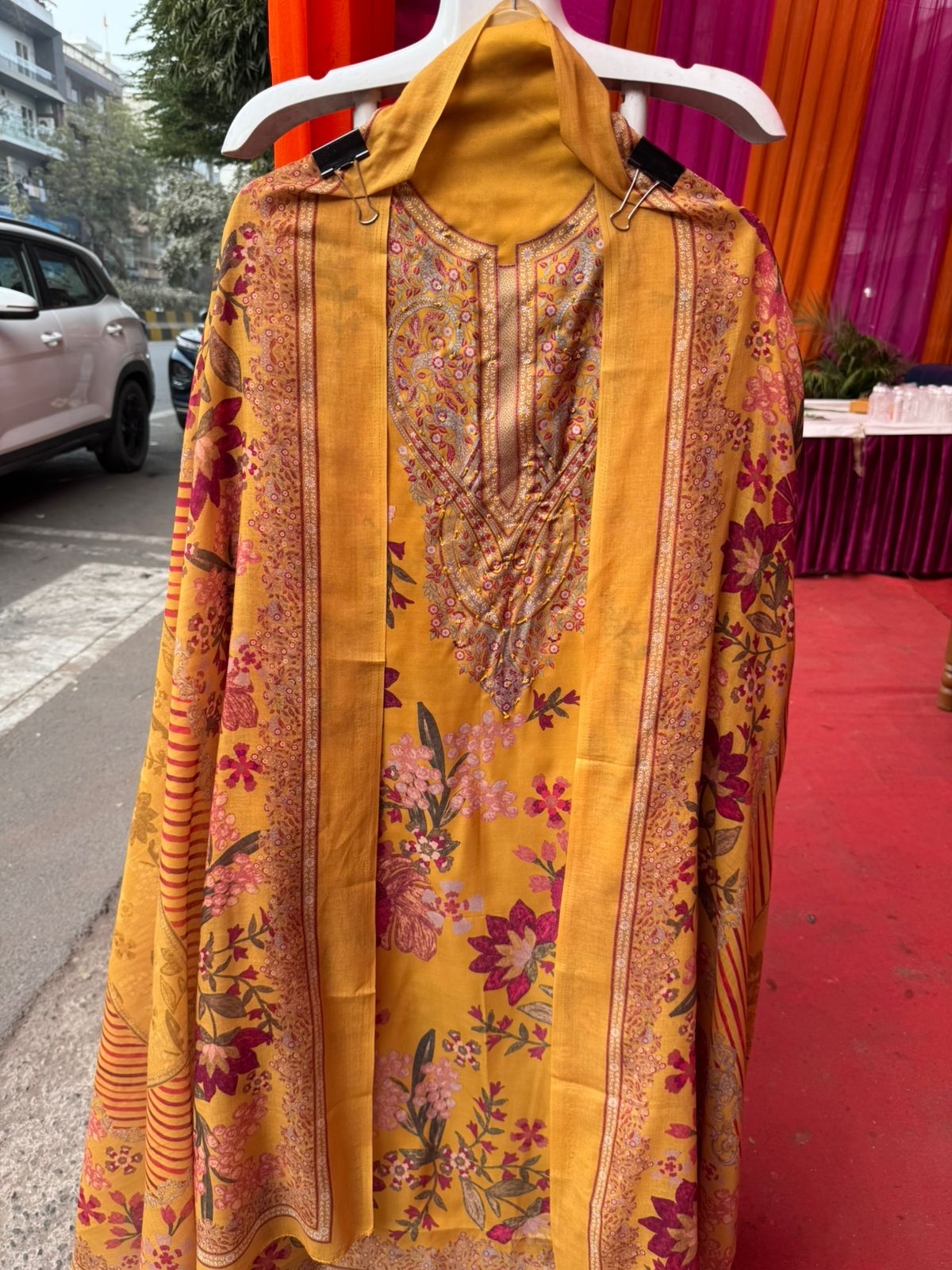 Modal satin digital printed shirt