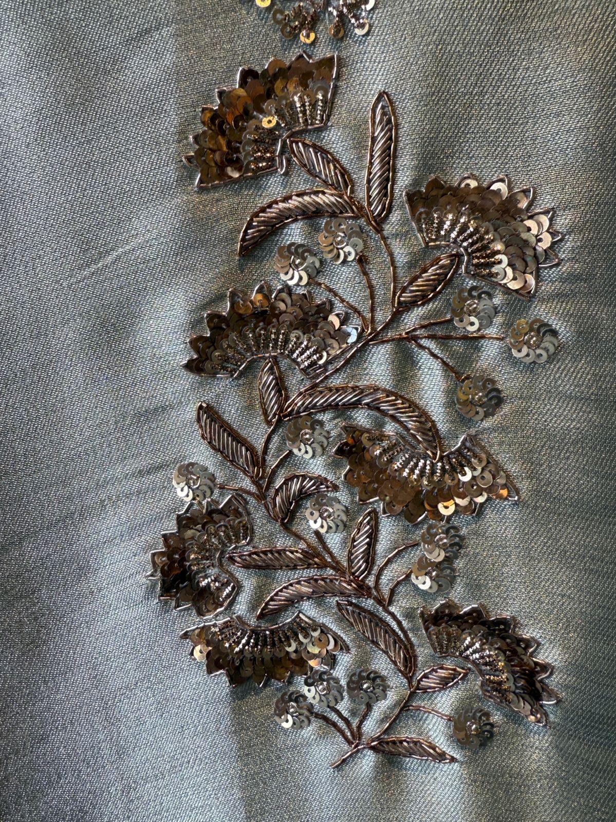 Elegant pastel soft metallic sheen