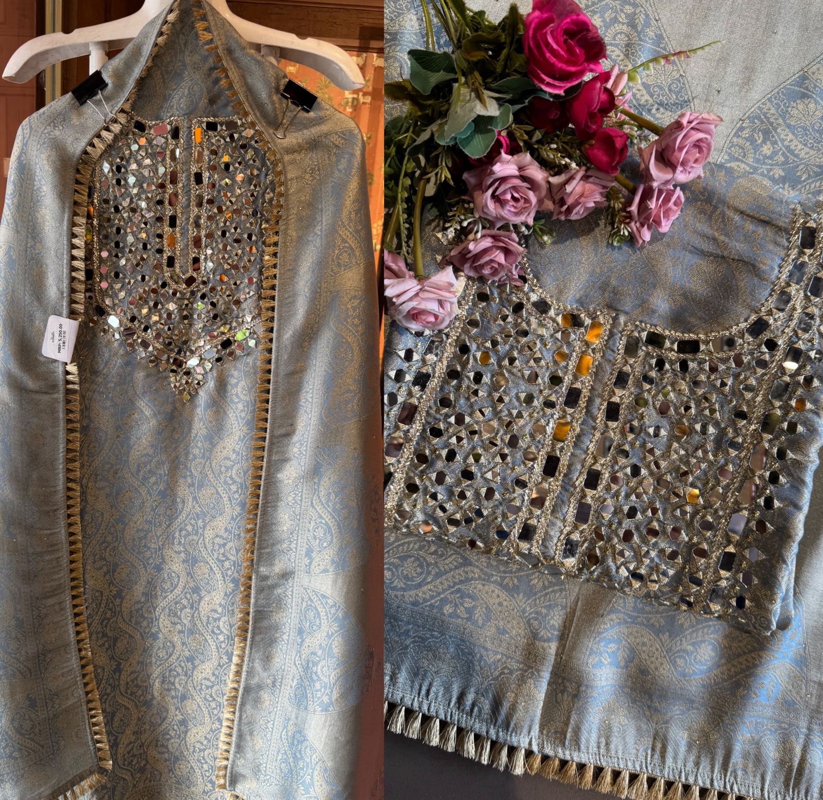 Rich silk Unstitched Suit