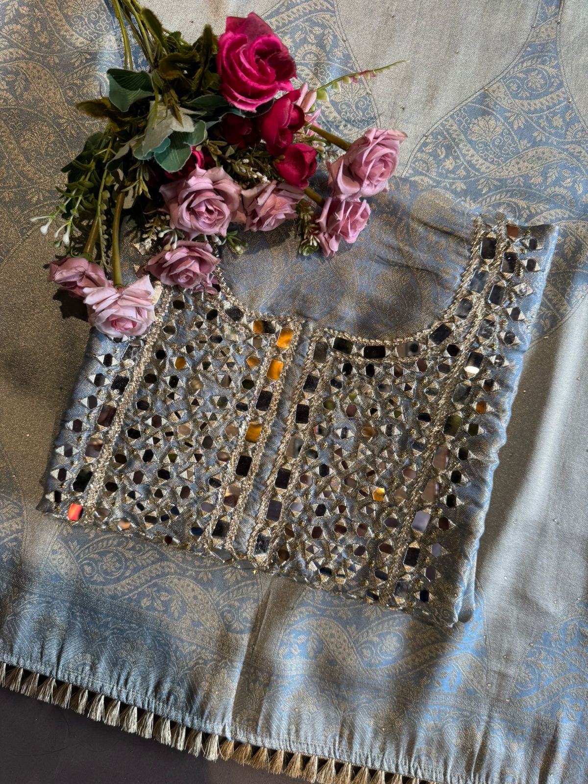 Rich silk Unstitched Suit