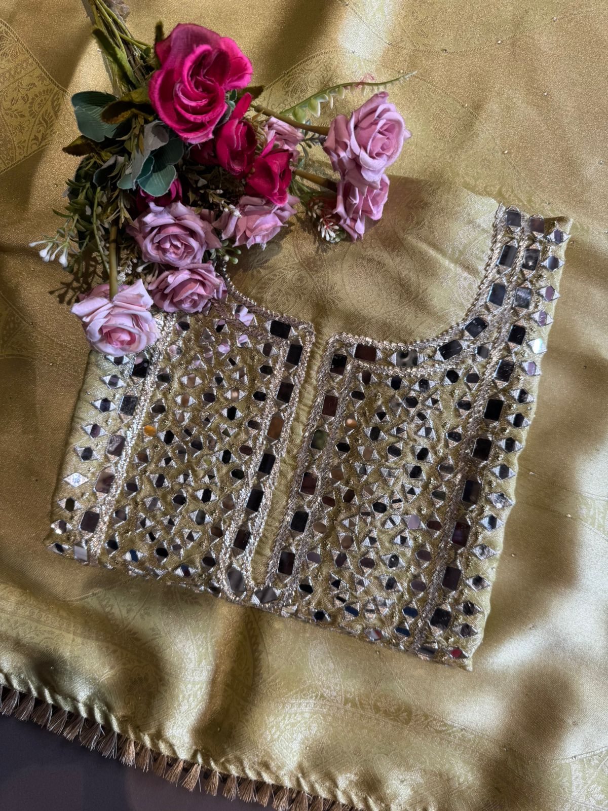 Rich silk Unstitched Suit