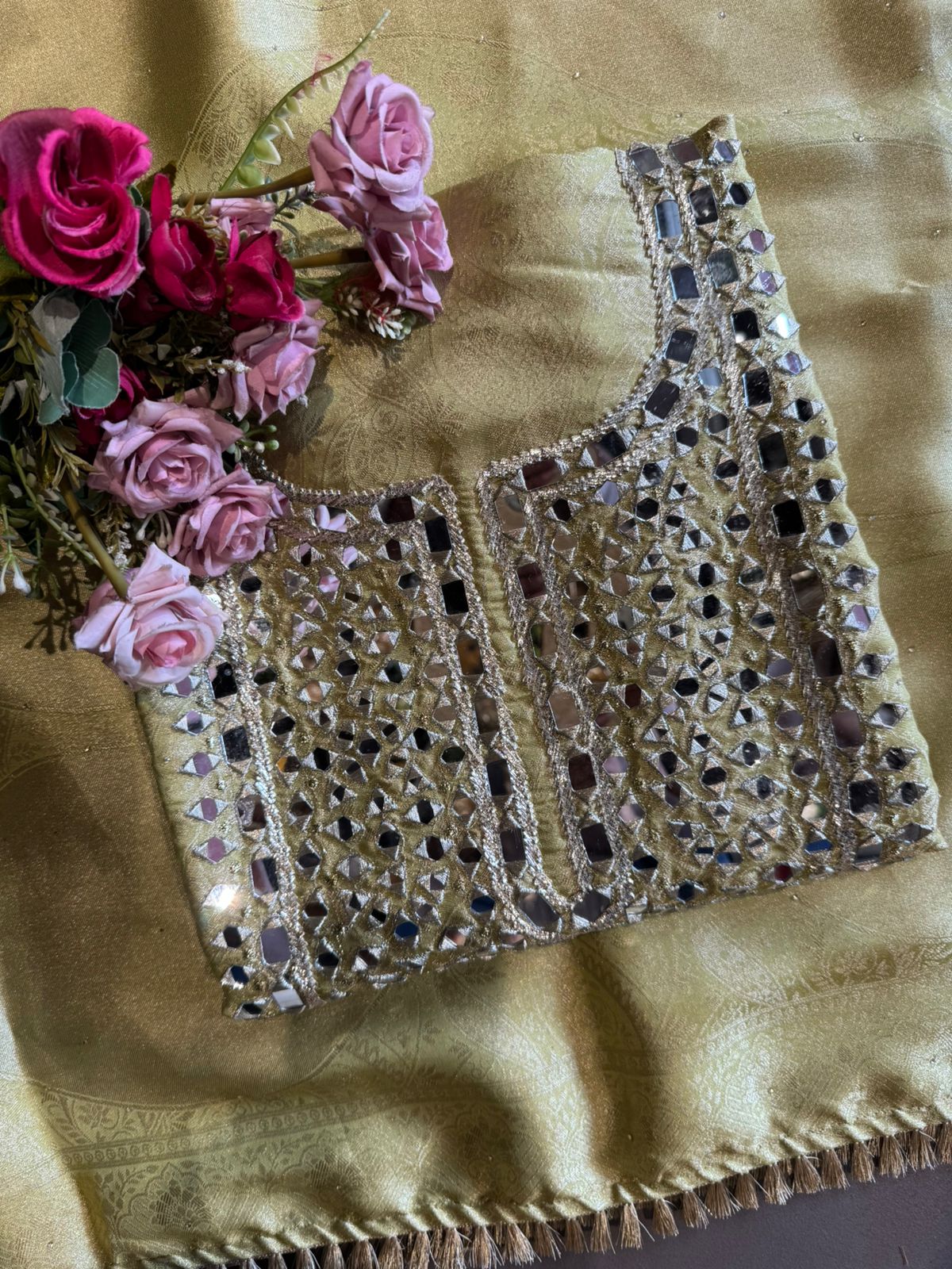 Rich silk Unstitched Suit