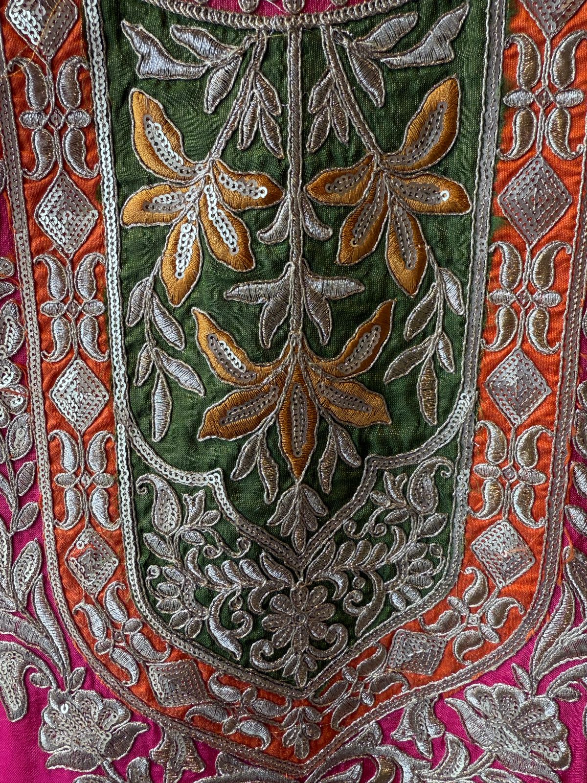 Traditional embroidered kurta set