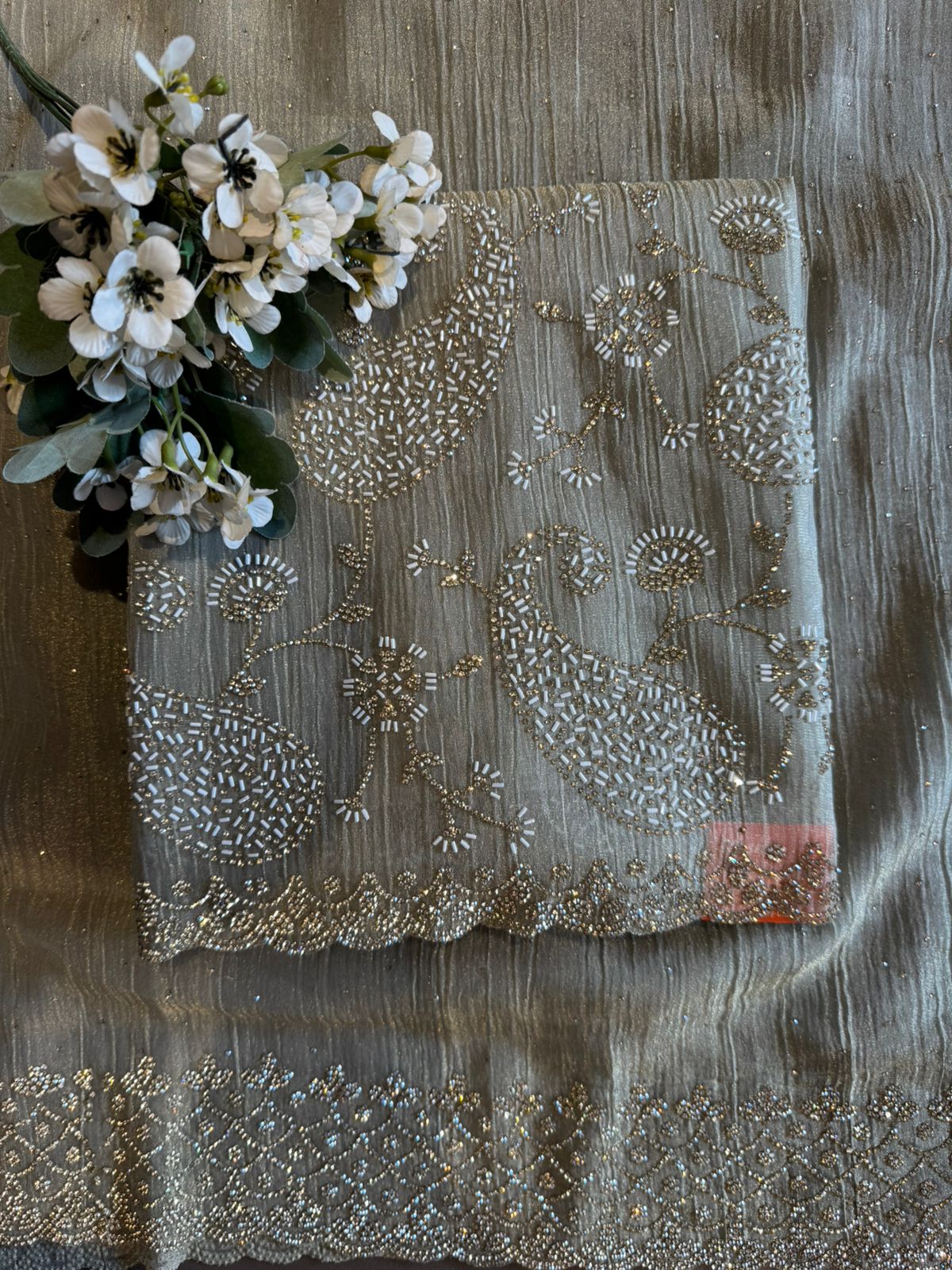 Lightweight Crushed tissue unstiched tissue