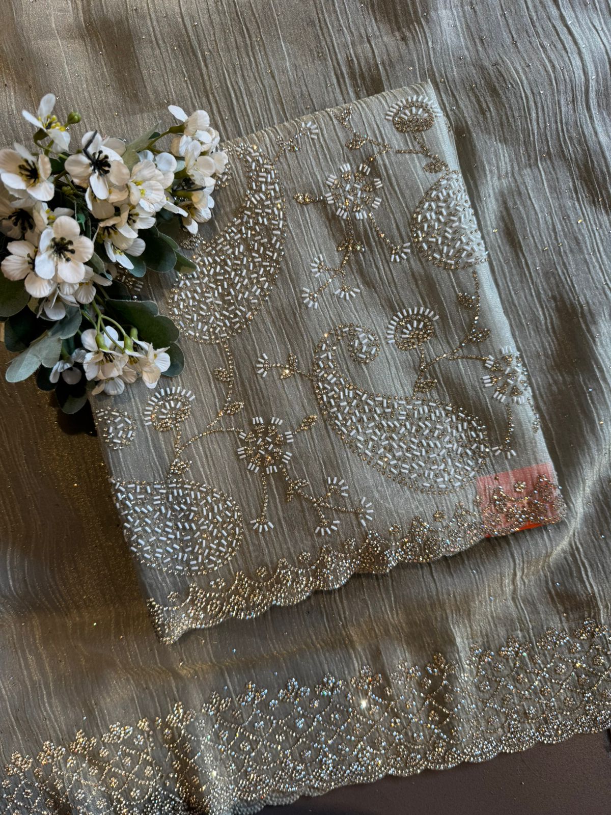 Lightweight Crushed tissue unstiched tissue