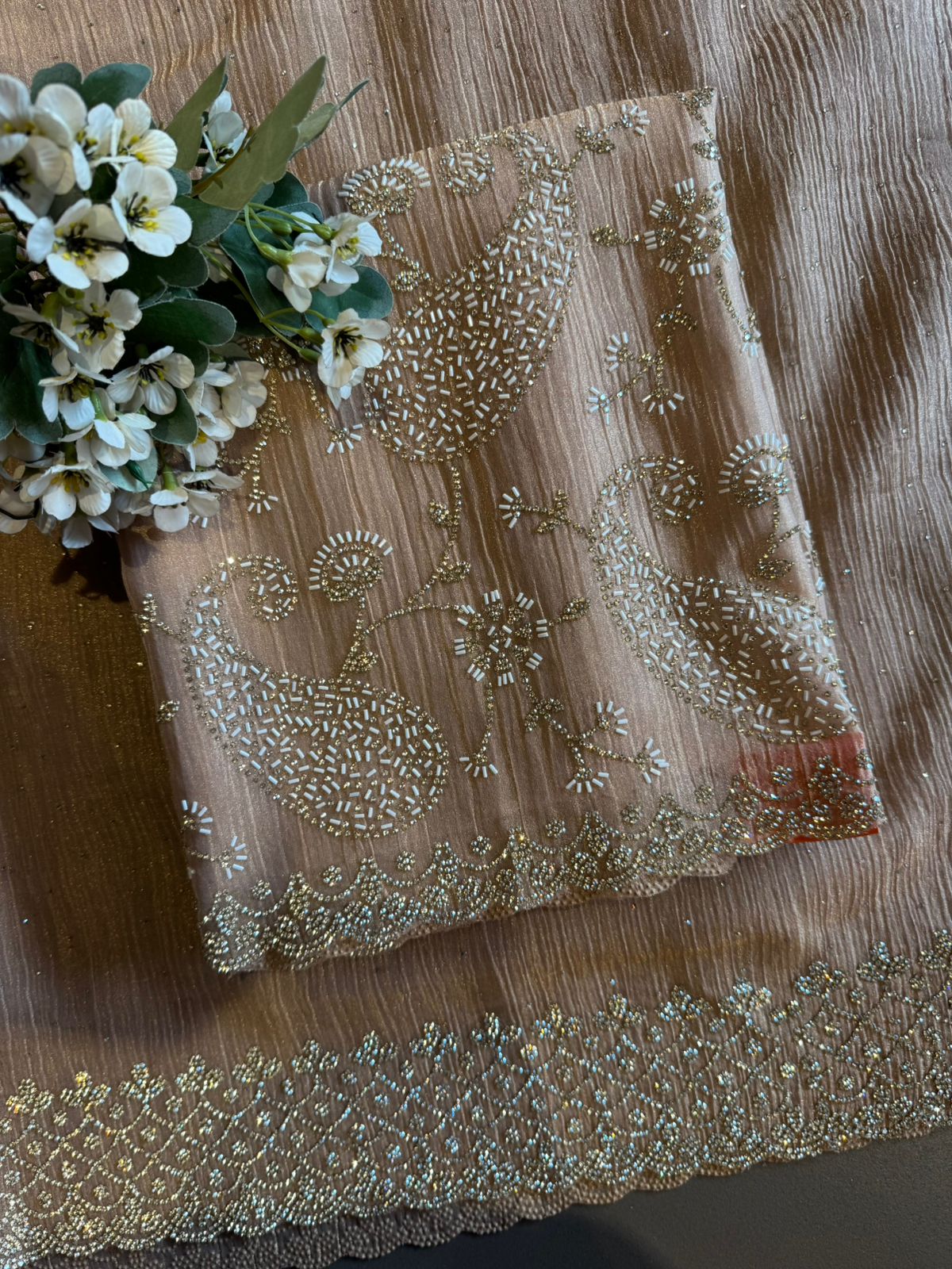 Lightweight Crushed tissue unstiched tissue