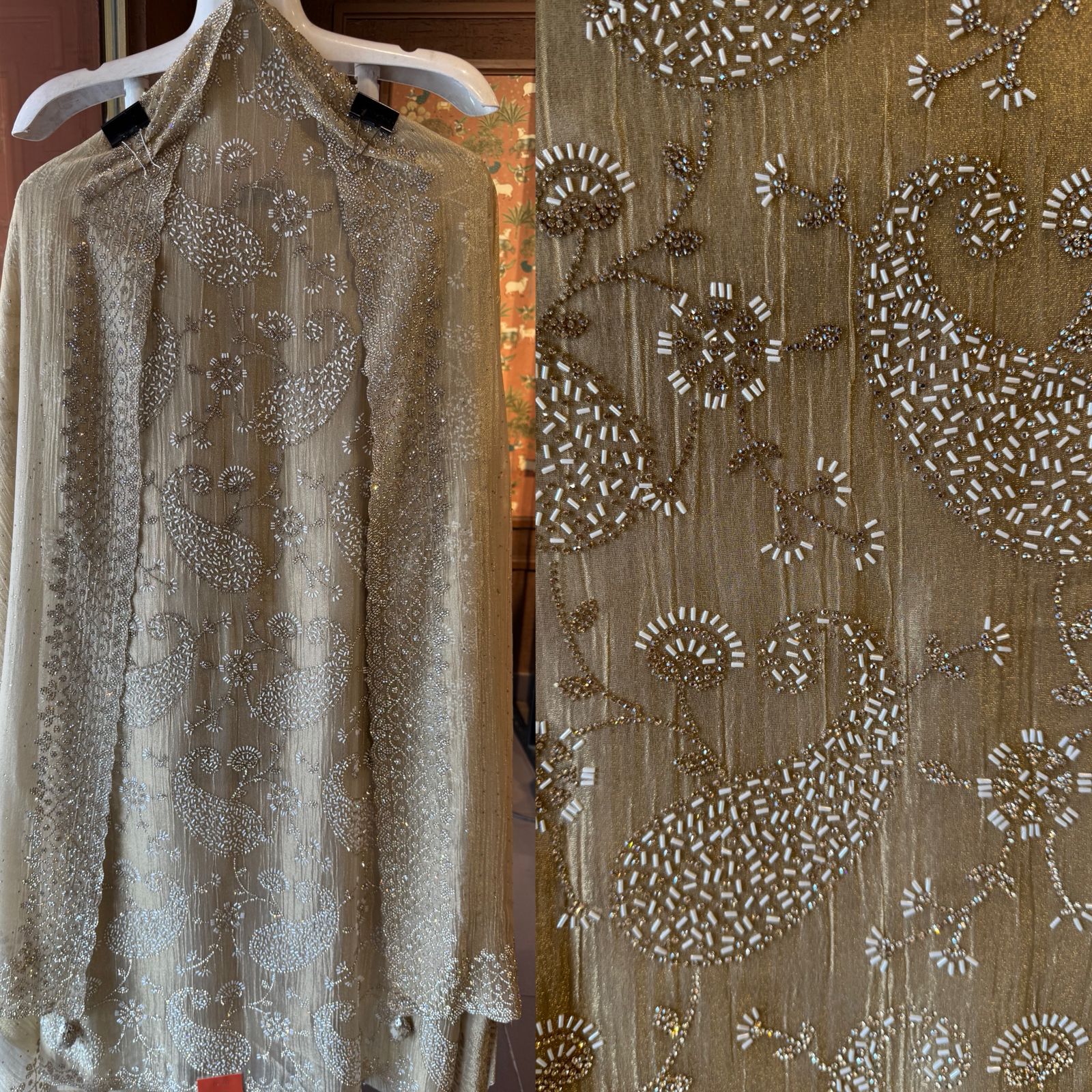 Lightweight Crushed tissue unstiched tissue