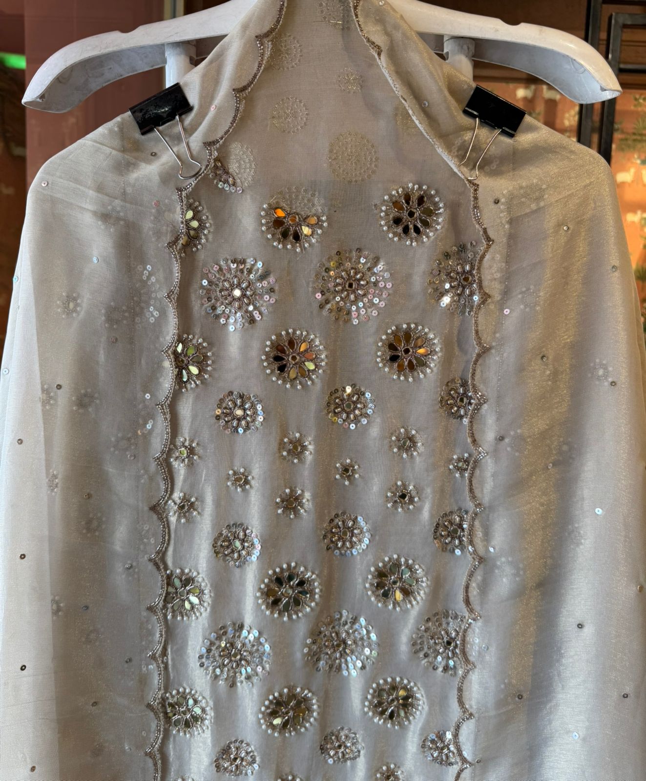 Ivory / off-white Unstitched suit