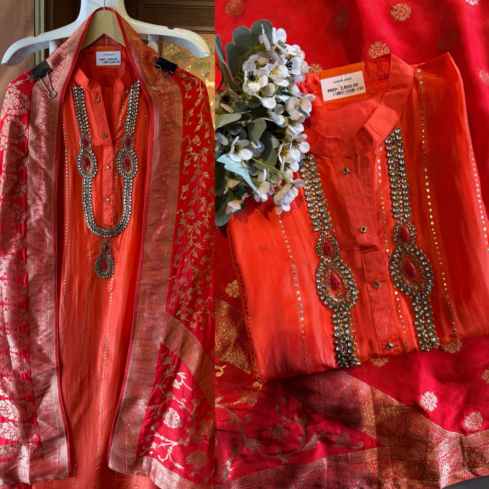 Russian silk Unstitched Shirt