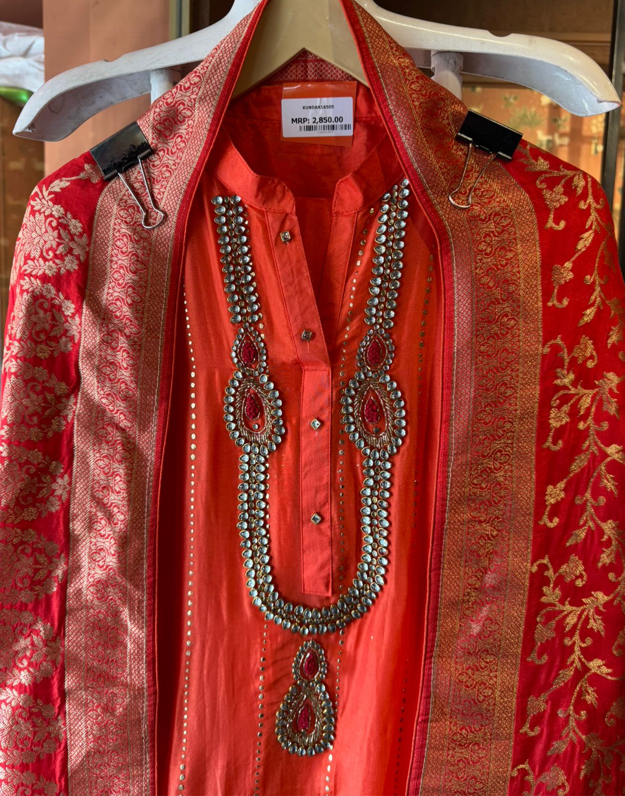 Russian silk Unstitched Shirt