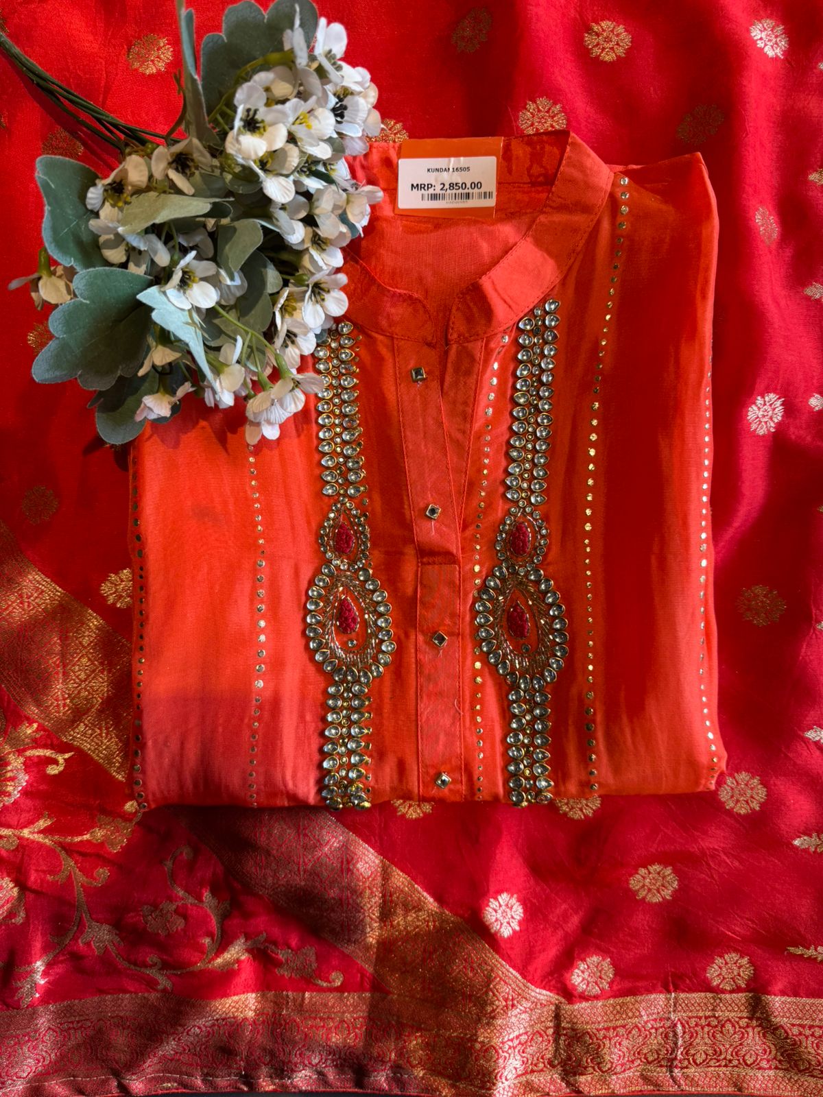 Russian silk Unstitched Shirt