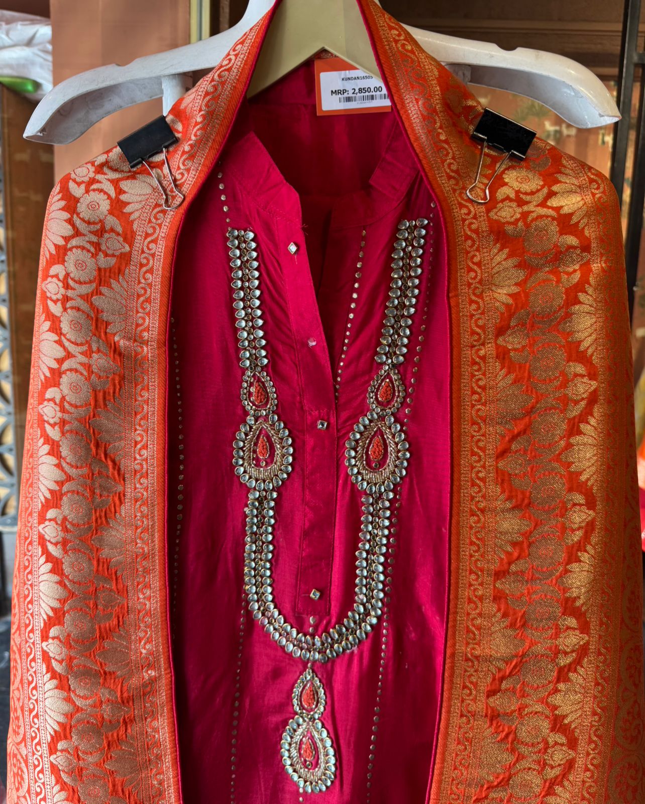 Russian silk Unstitched Shirt