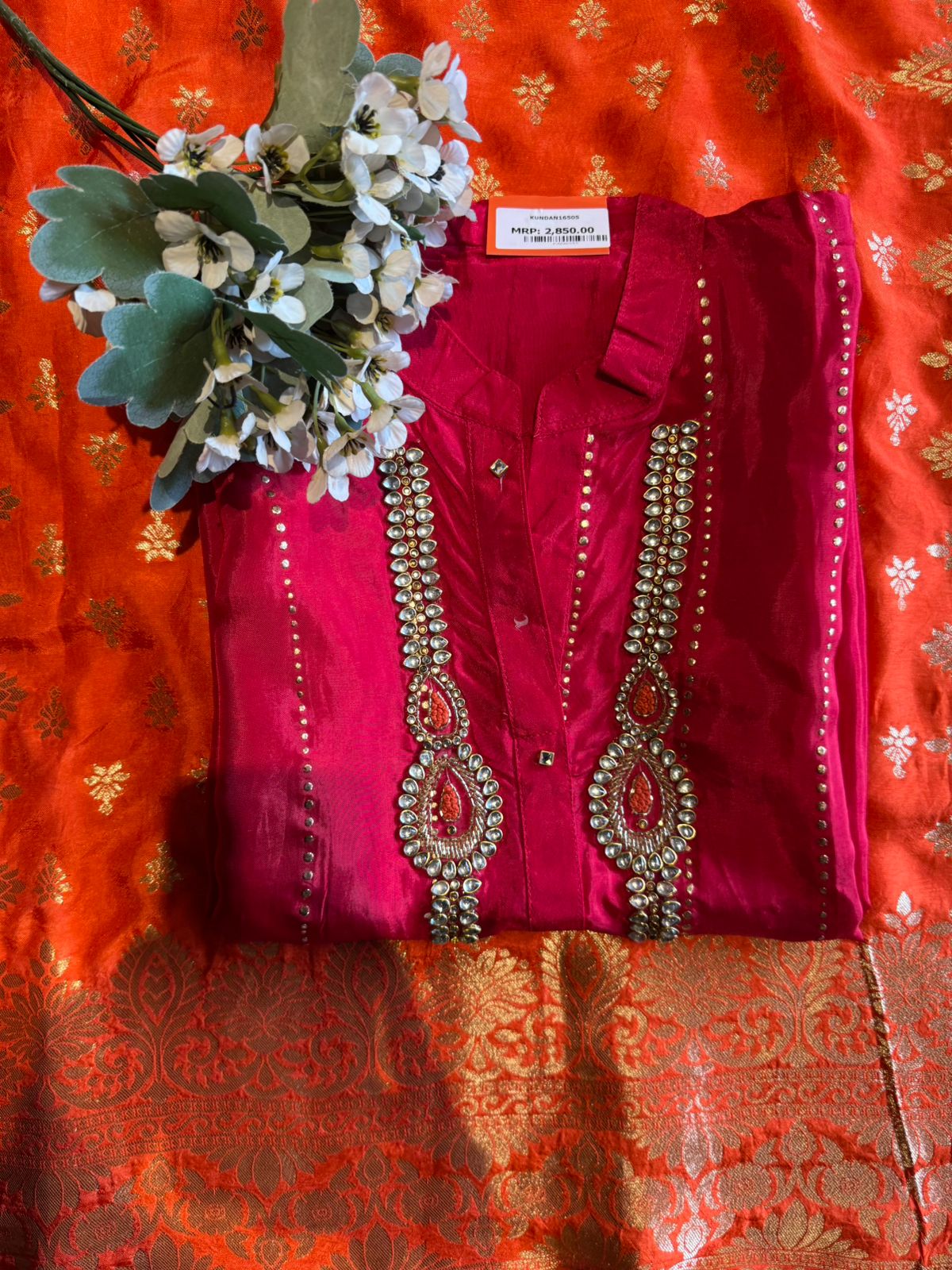 Russian silk Unstitched Shirt