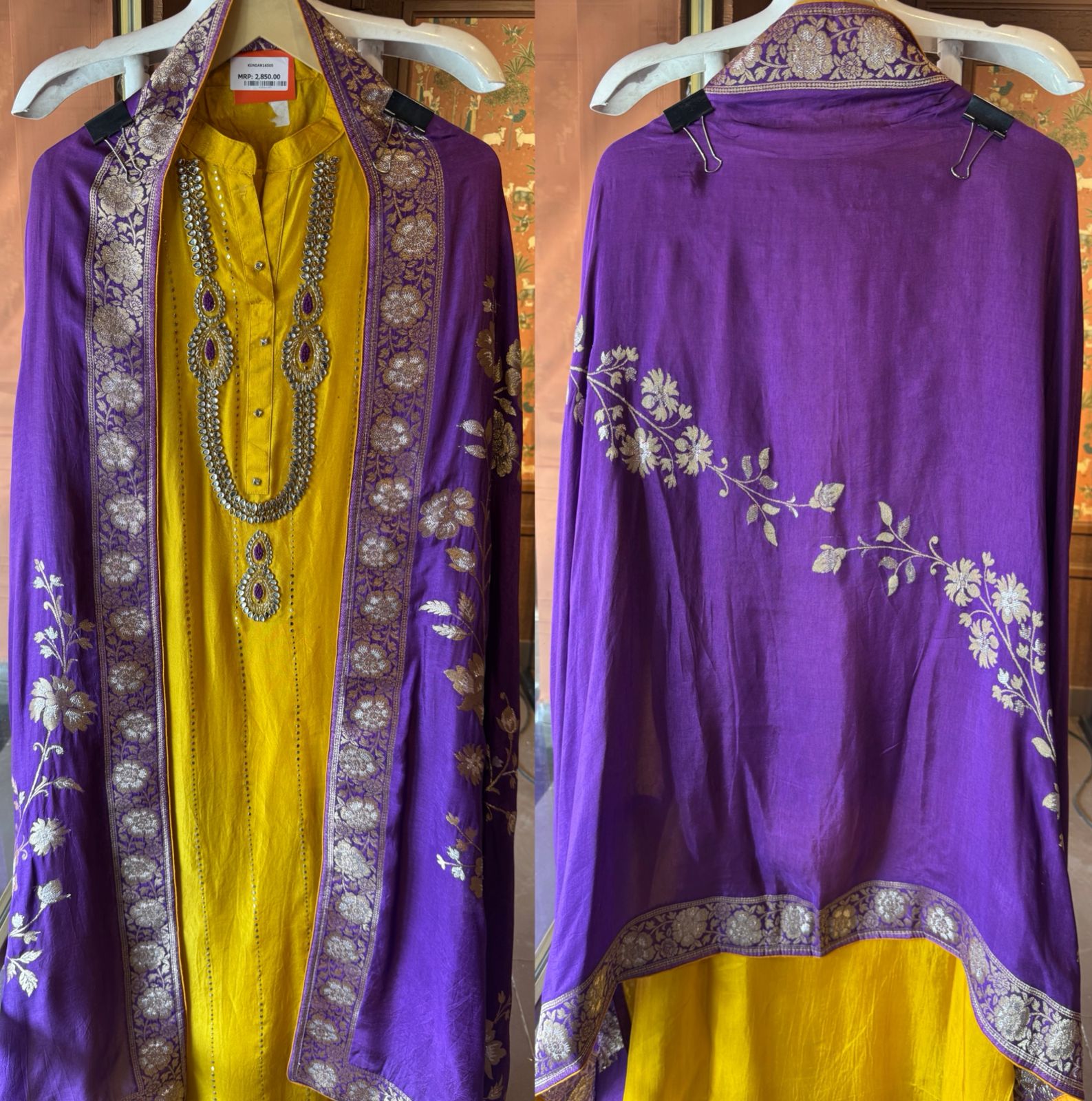 Russian silk Unstitched Shirt