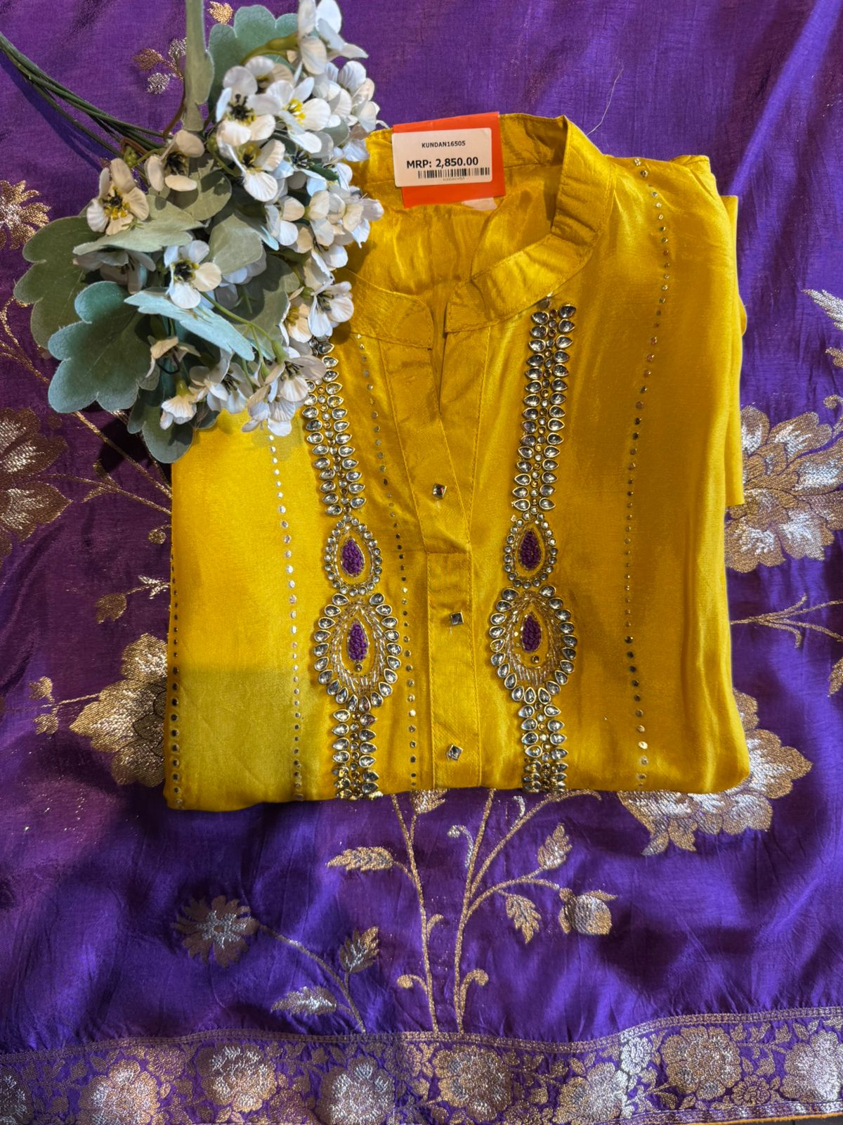 Russian silk Unstitched Shirt