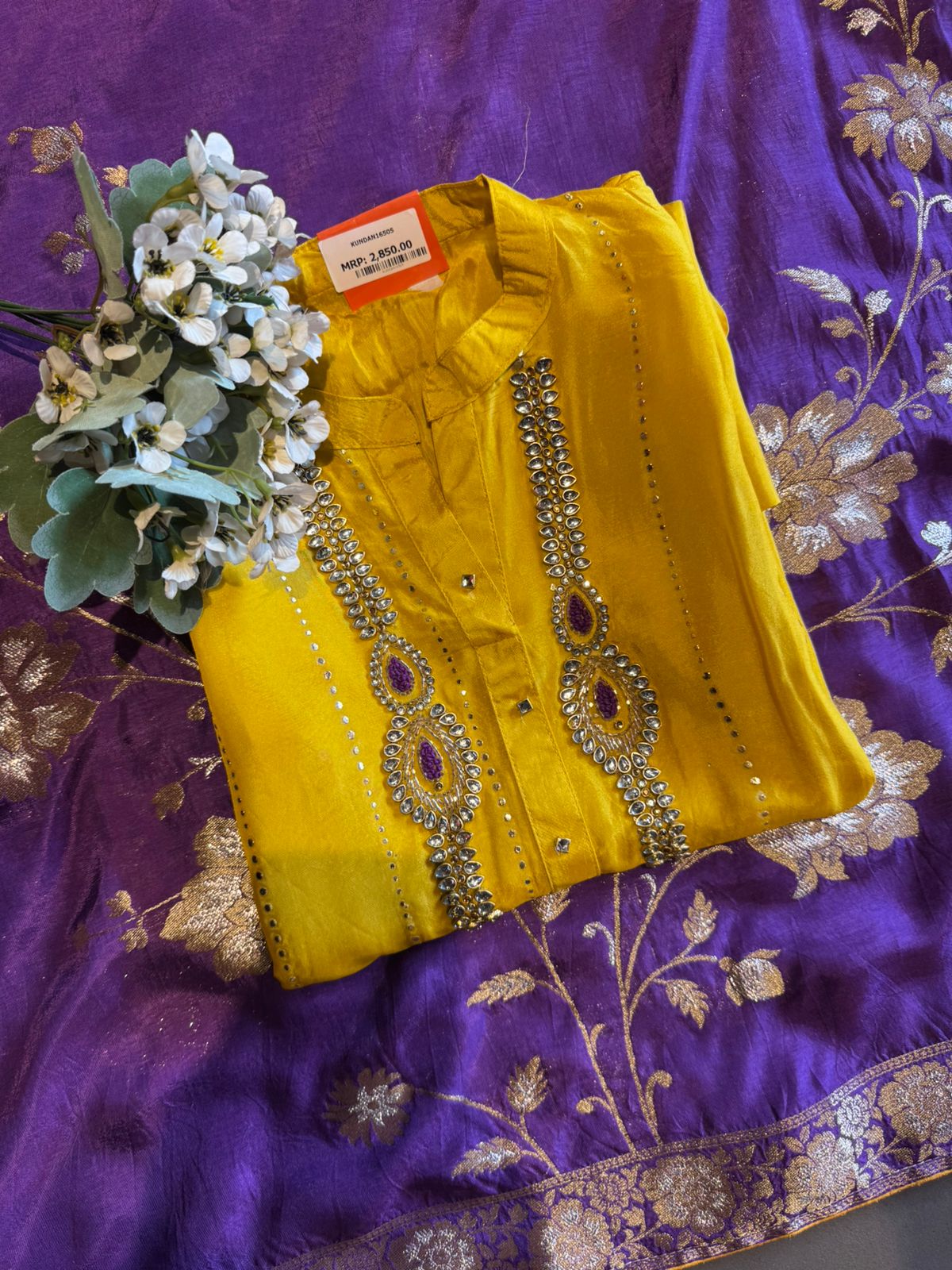 Russian silk Unstitched Shirt