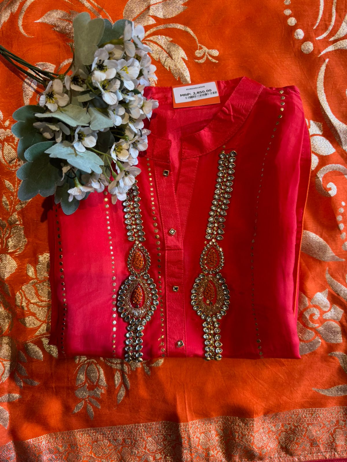 Russian silk Unstitched Shirt