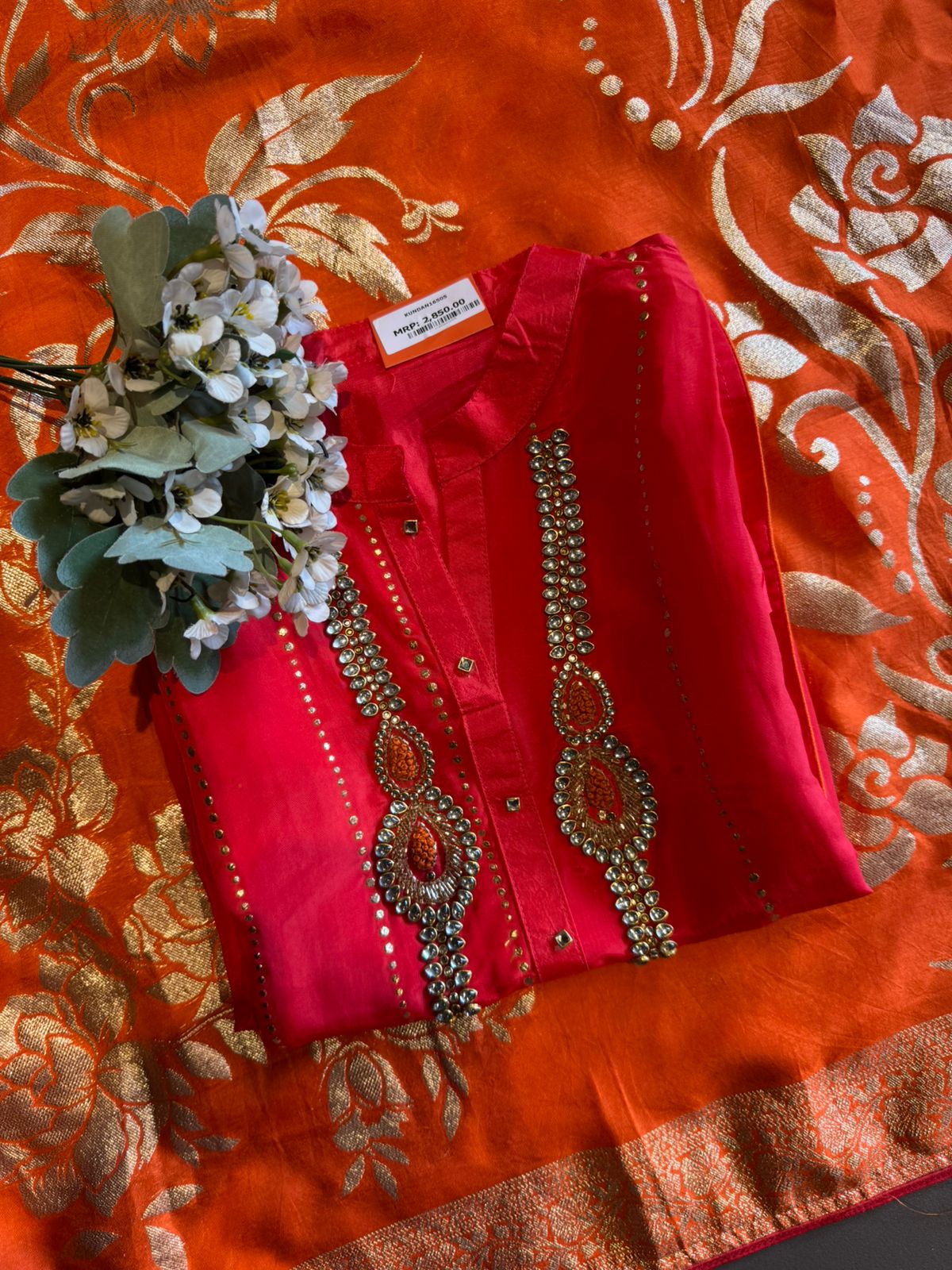 Russian silk Unstitched Shirt