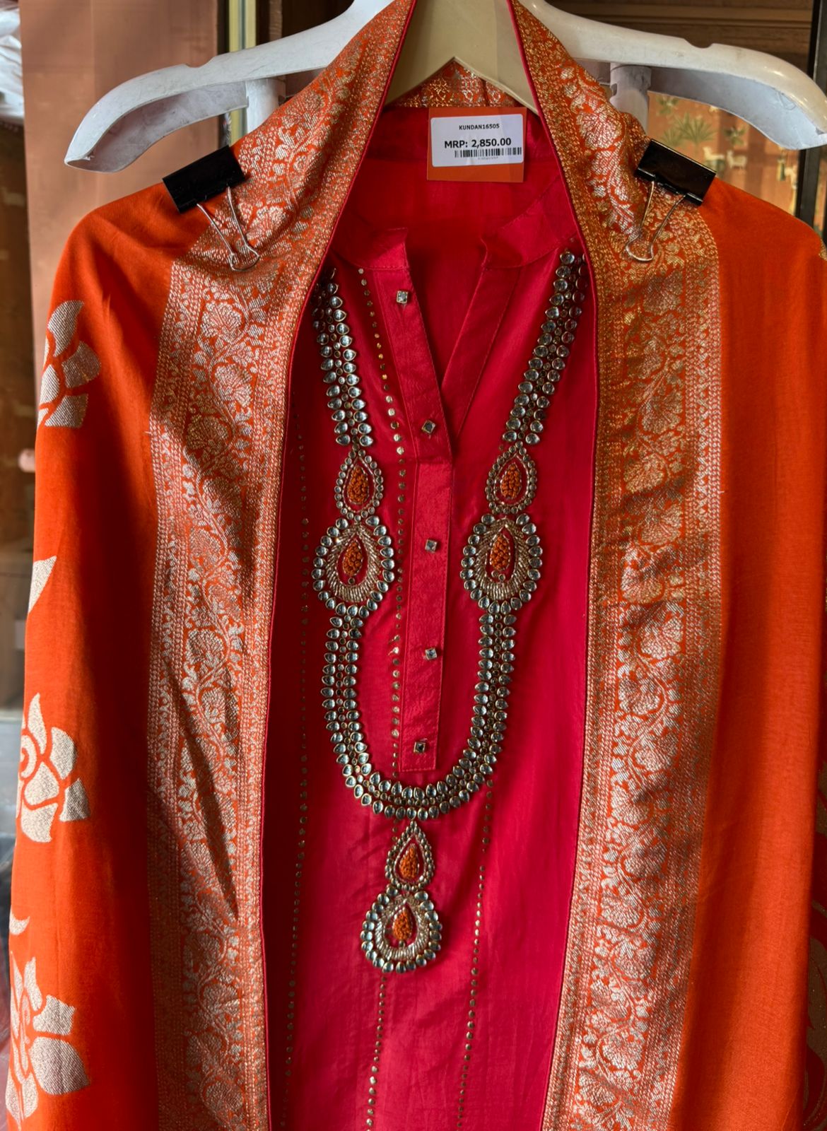 Russian silk Unstitched Shirt