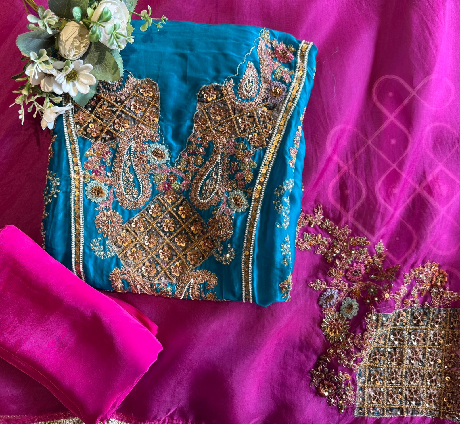 Traditional Indian festive suit