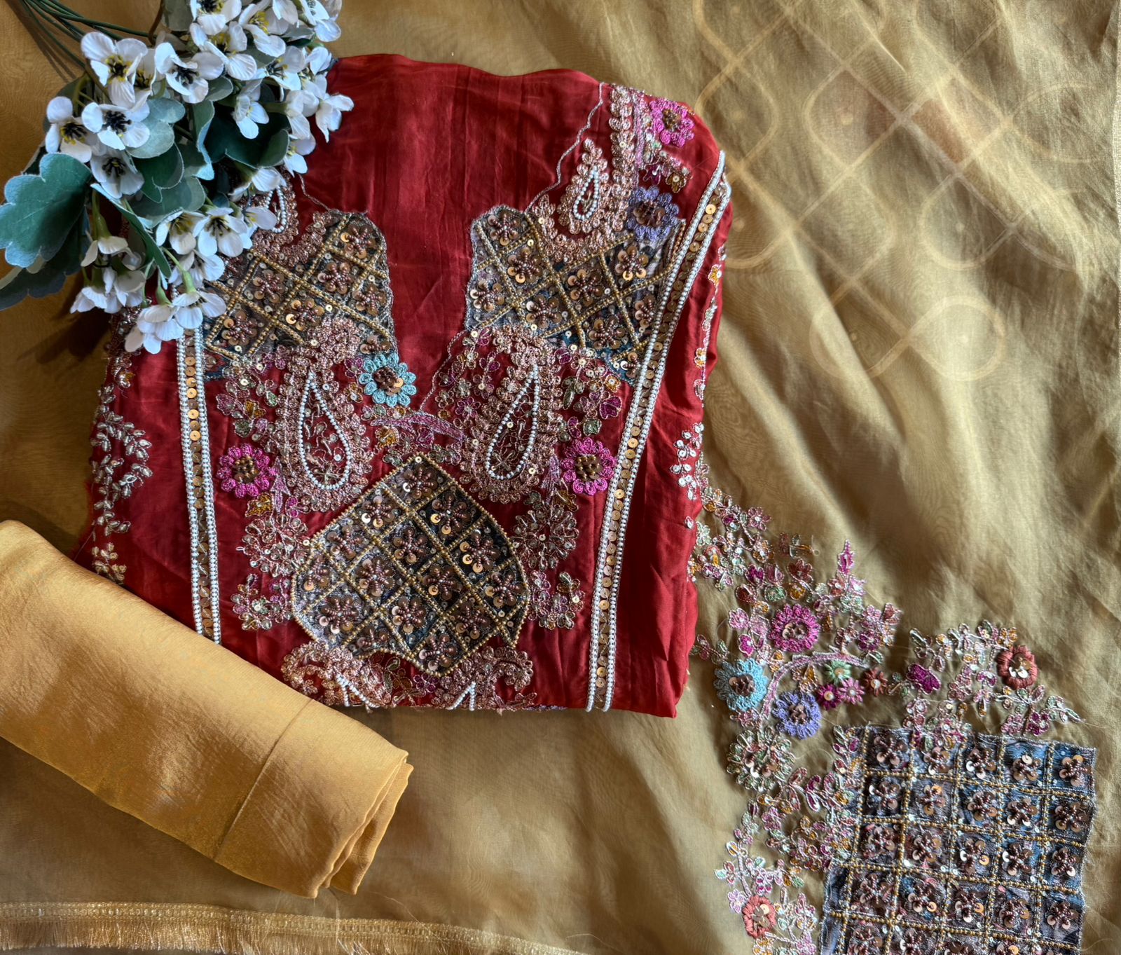 Traditional Indian festive suit