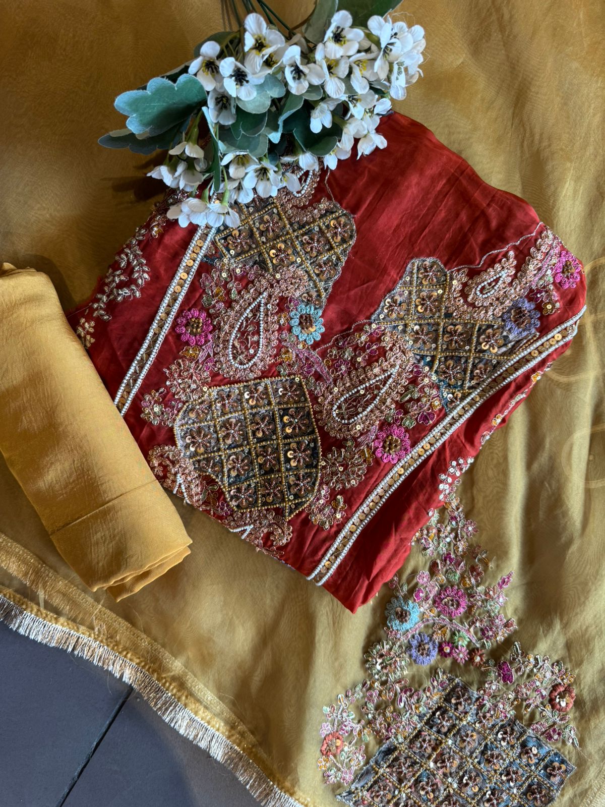 Traditional Indian festive suit