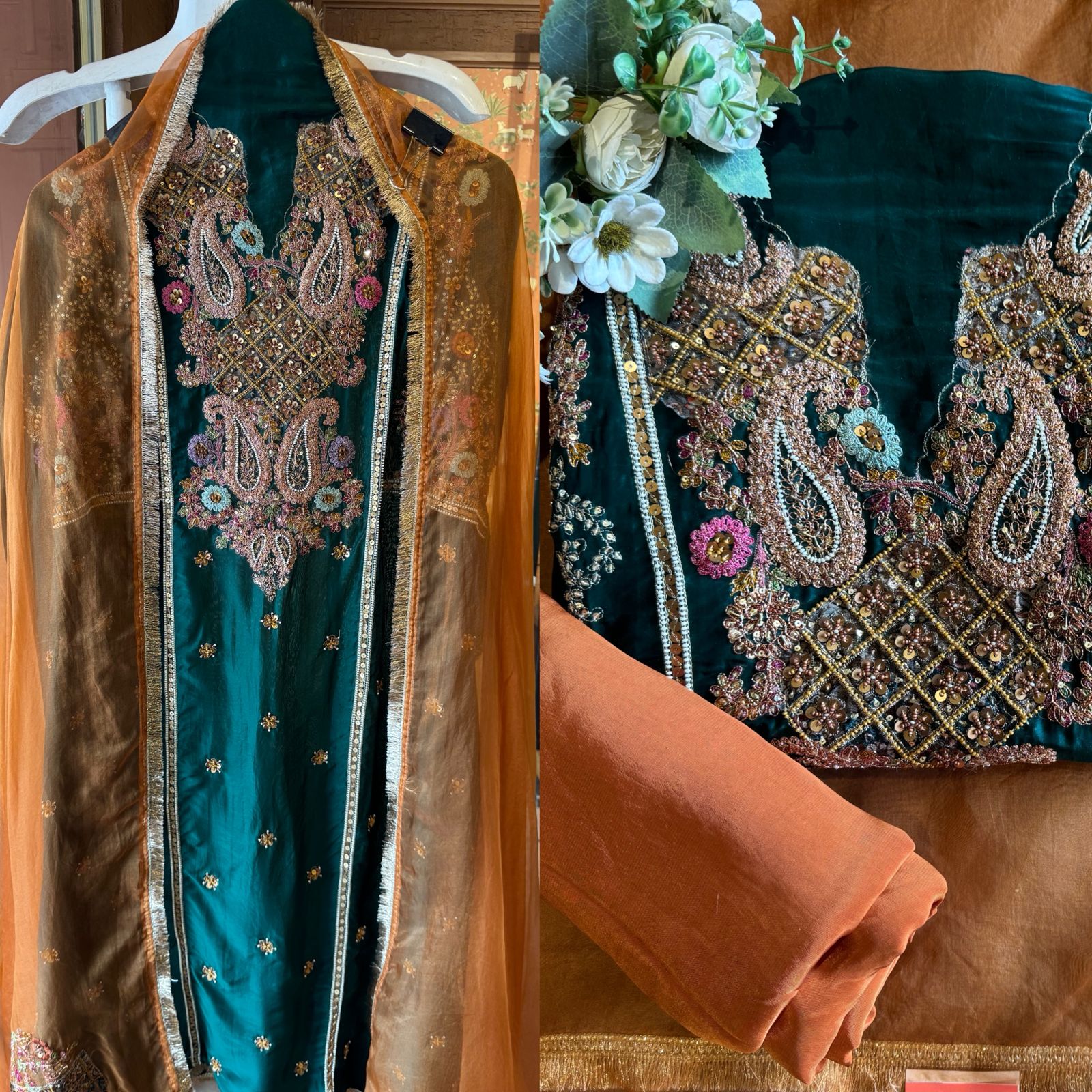 Traditional Indian festive suit
