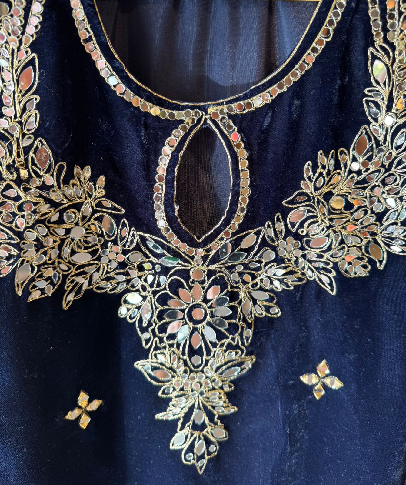 Plain velvet long dress