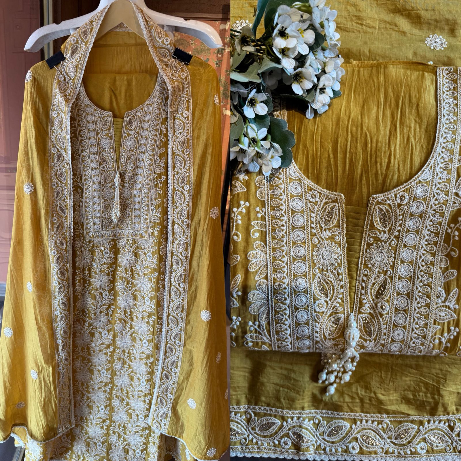 Elegant embroidered Suit