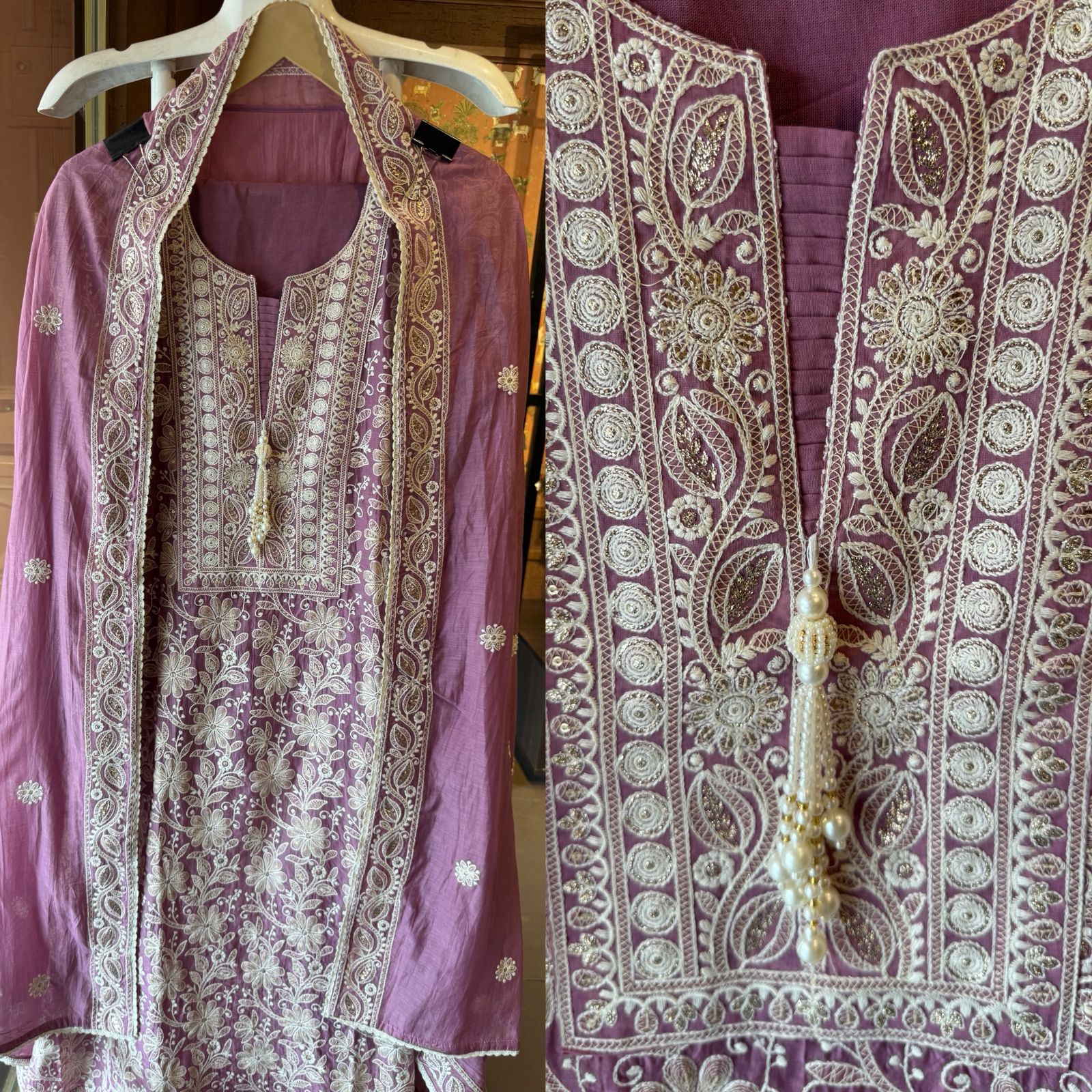 Elegant embroidered Suit